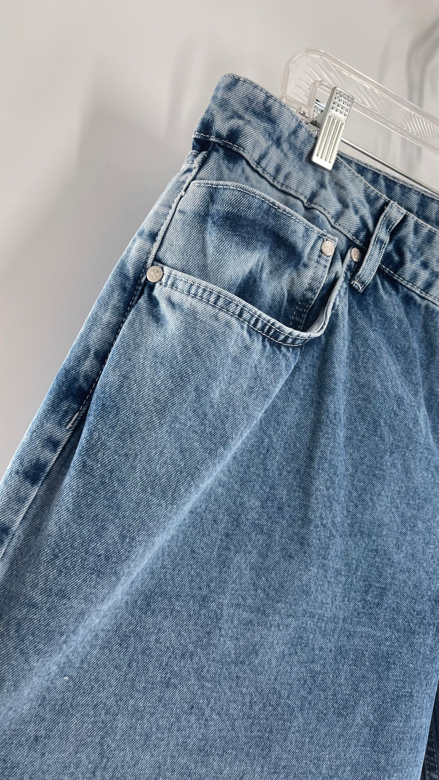 Ragged Priest Light Wash Straight Leg Jeans (36)