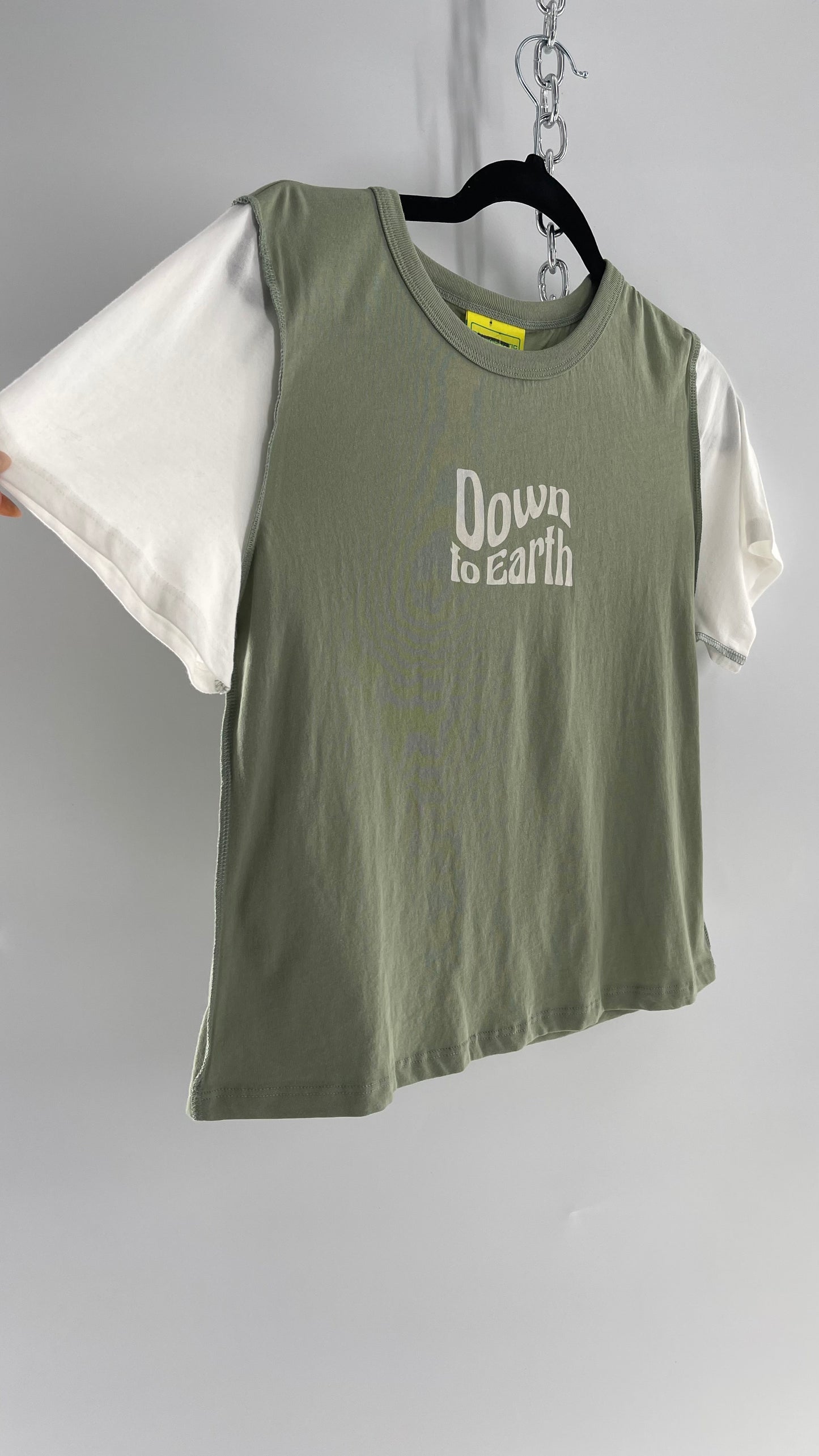 Denimcratic Down to Earth Reverse Stitch T Shirt (Large)