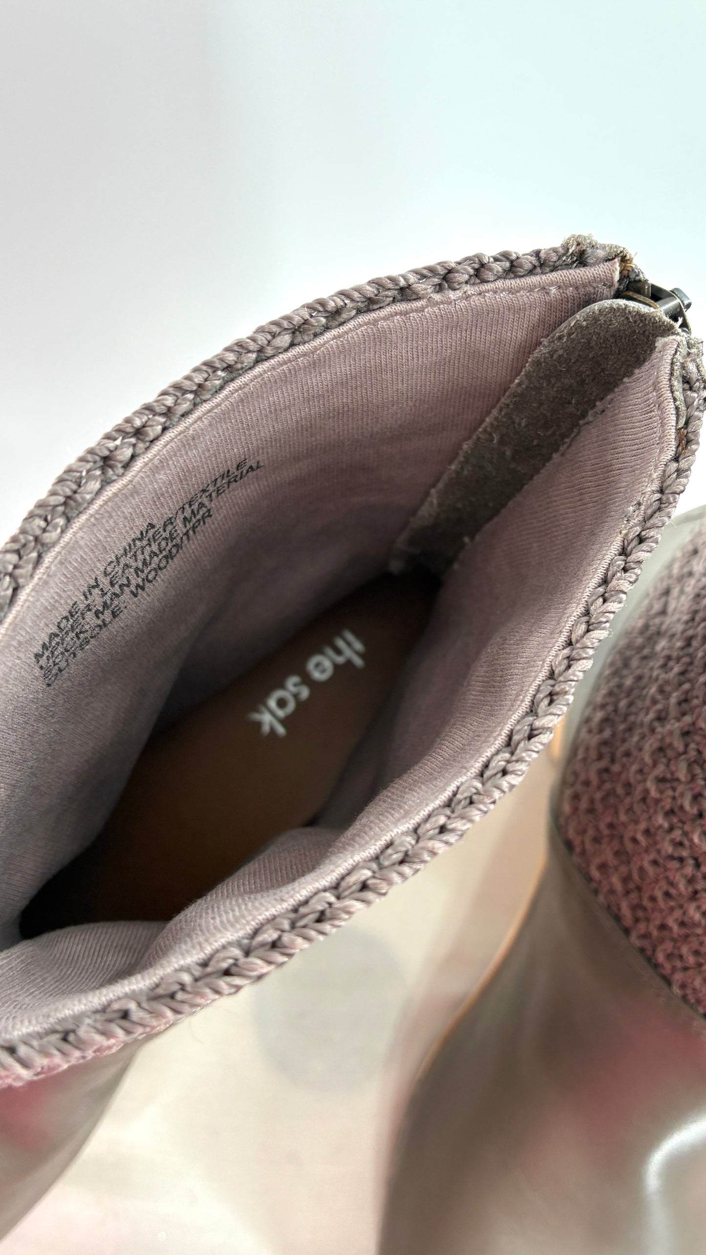 THE SAK Crochet and Leather Wooden Clog Boots (7)