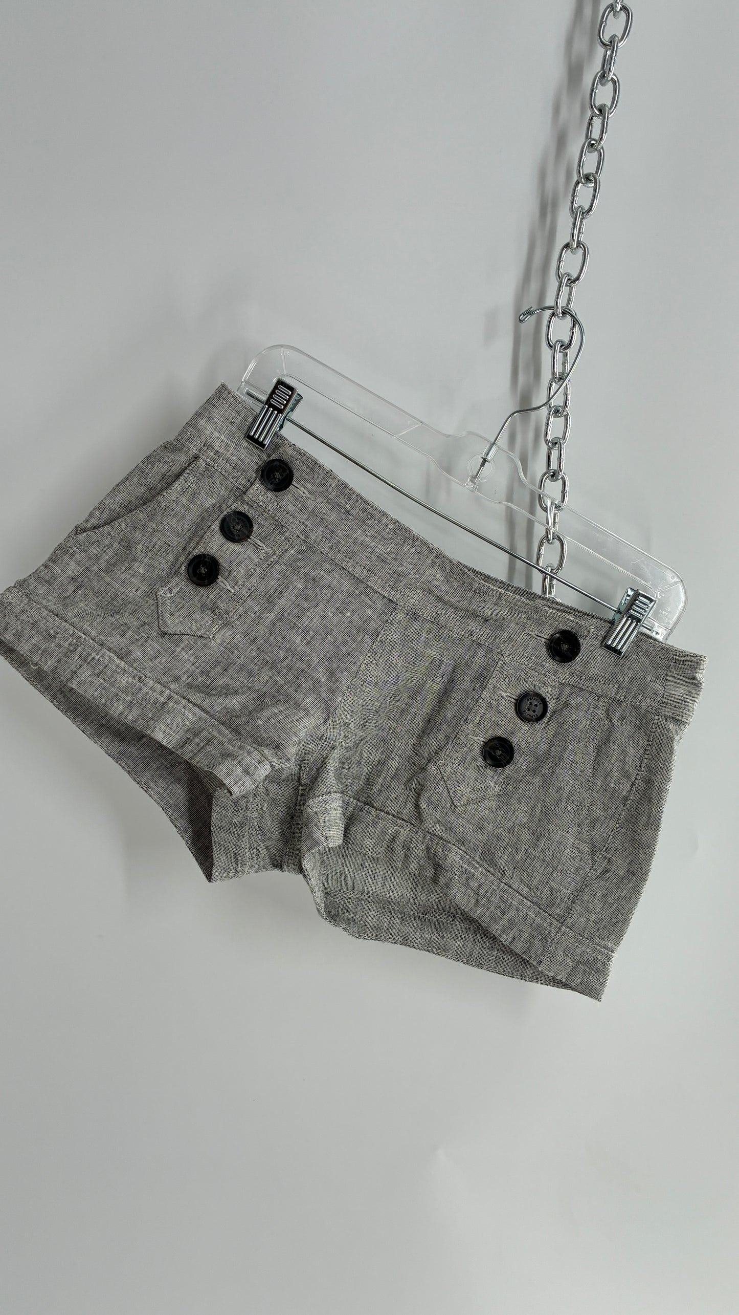Vintage 1990s EXPRESS Low Rise Micro Short with Button Side Detailing (4)