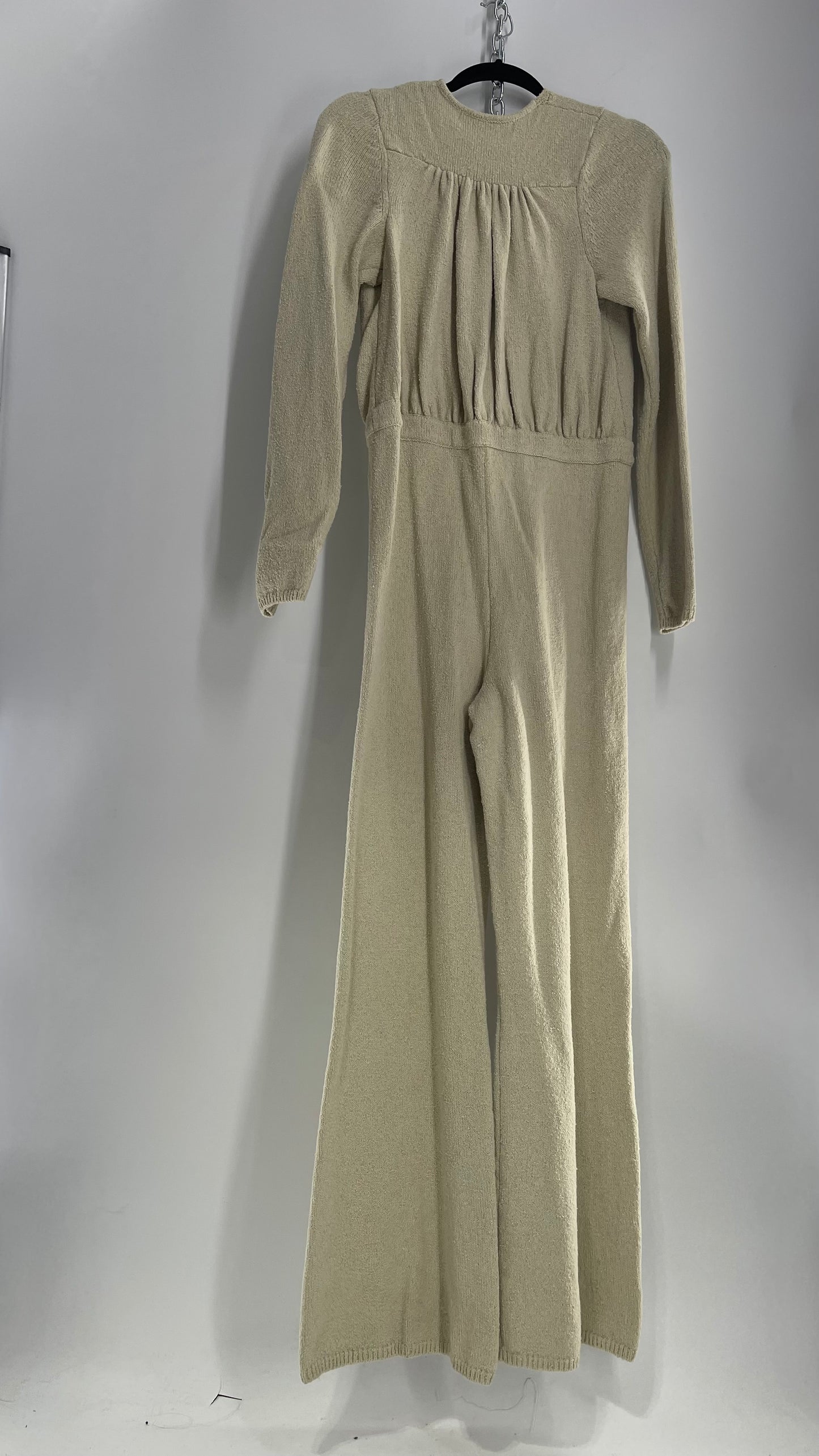 Free People Sage Thick Knit Jumpsuit (Large)