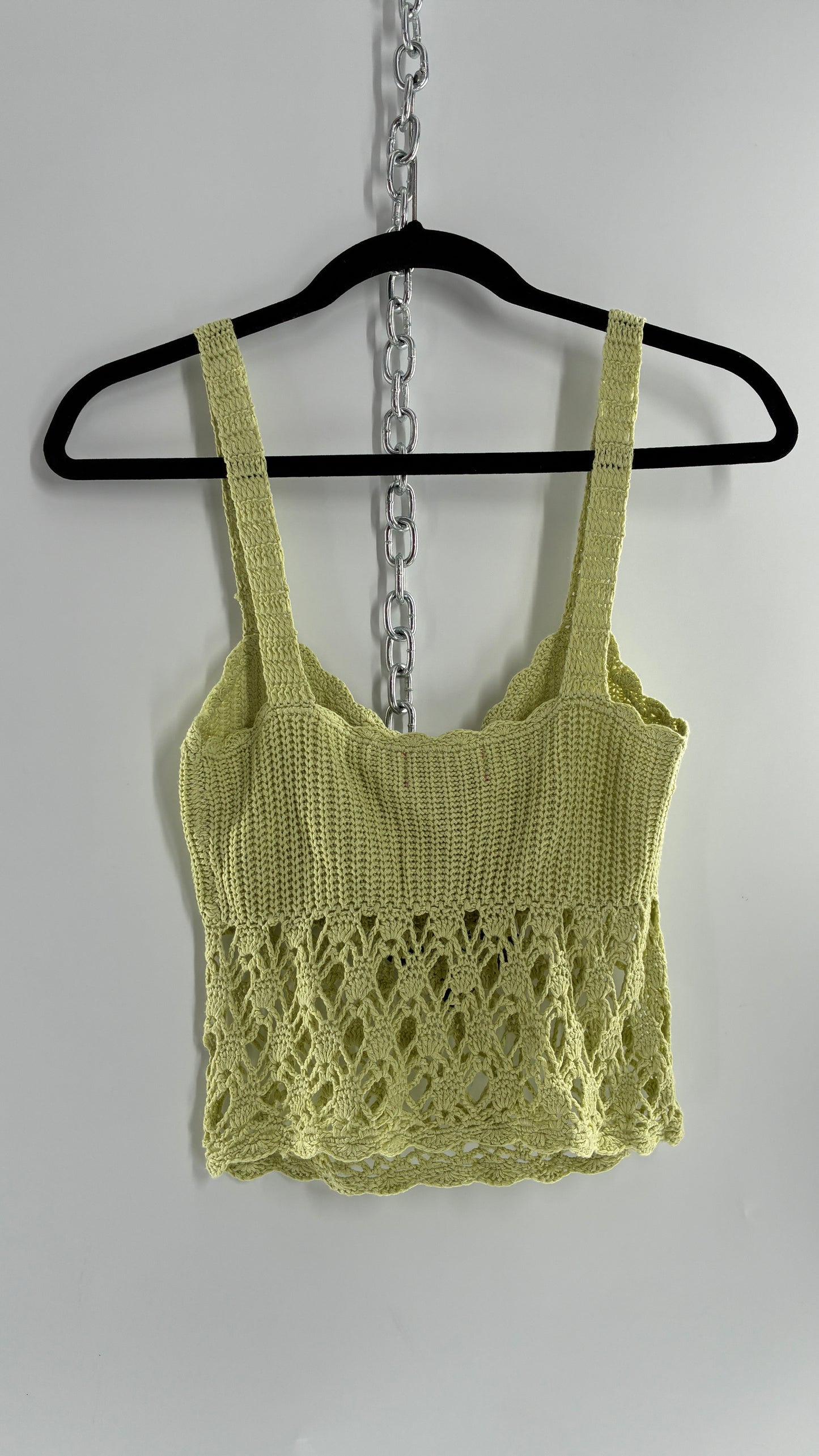 EDIKTED Green Knit Camisole with Tags Attached(XS)