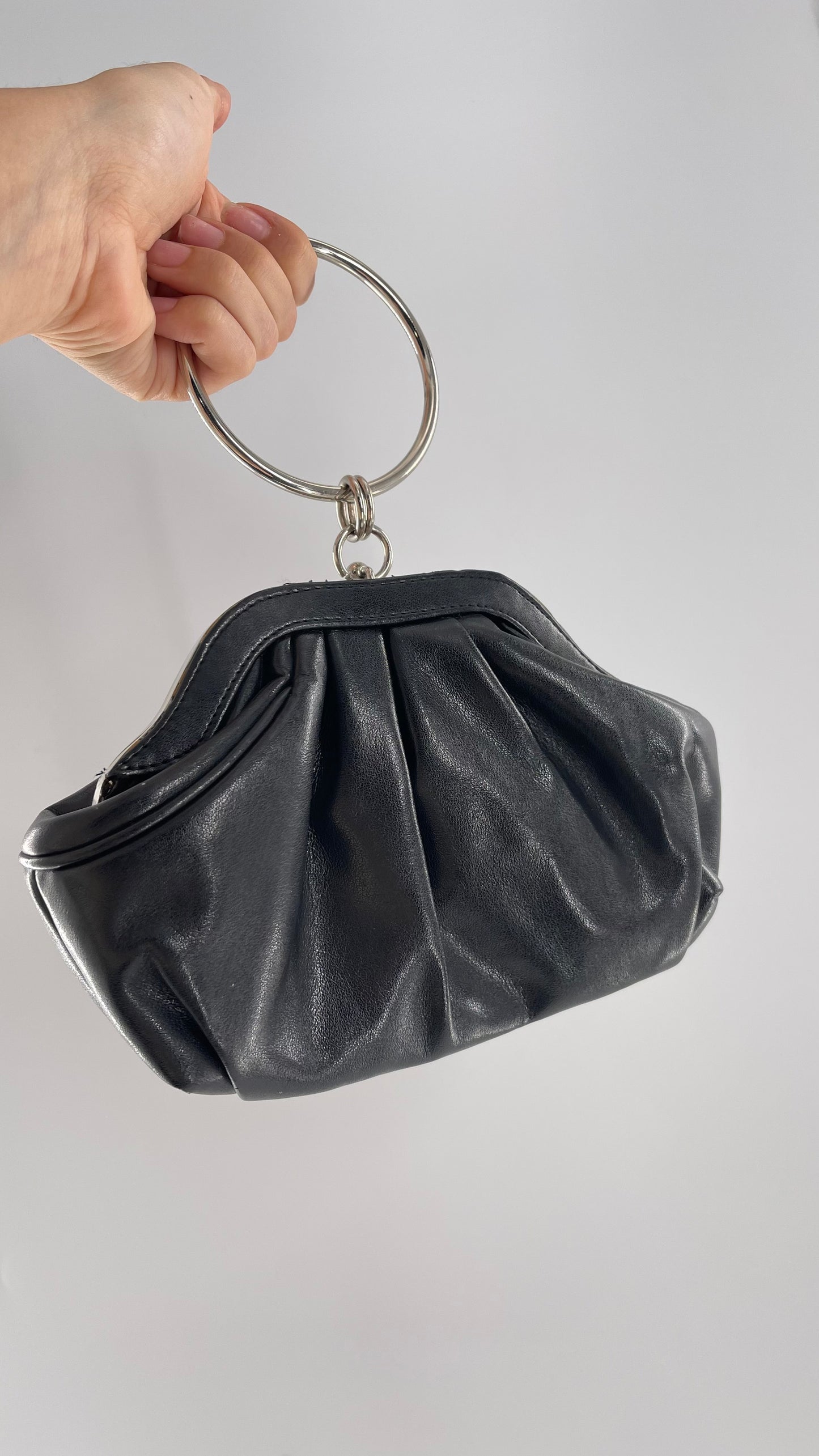 ALDO Black Leather Mini Purse