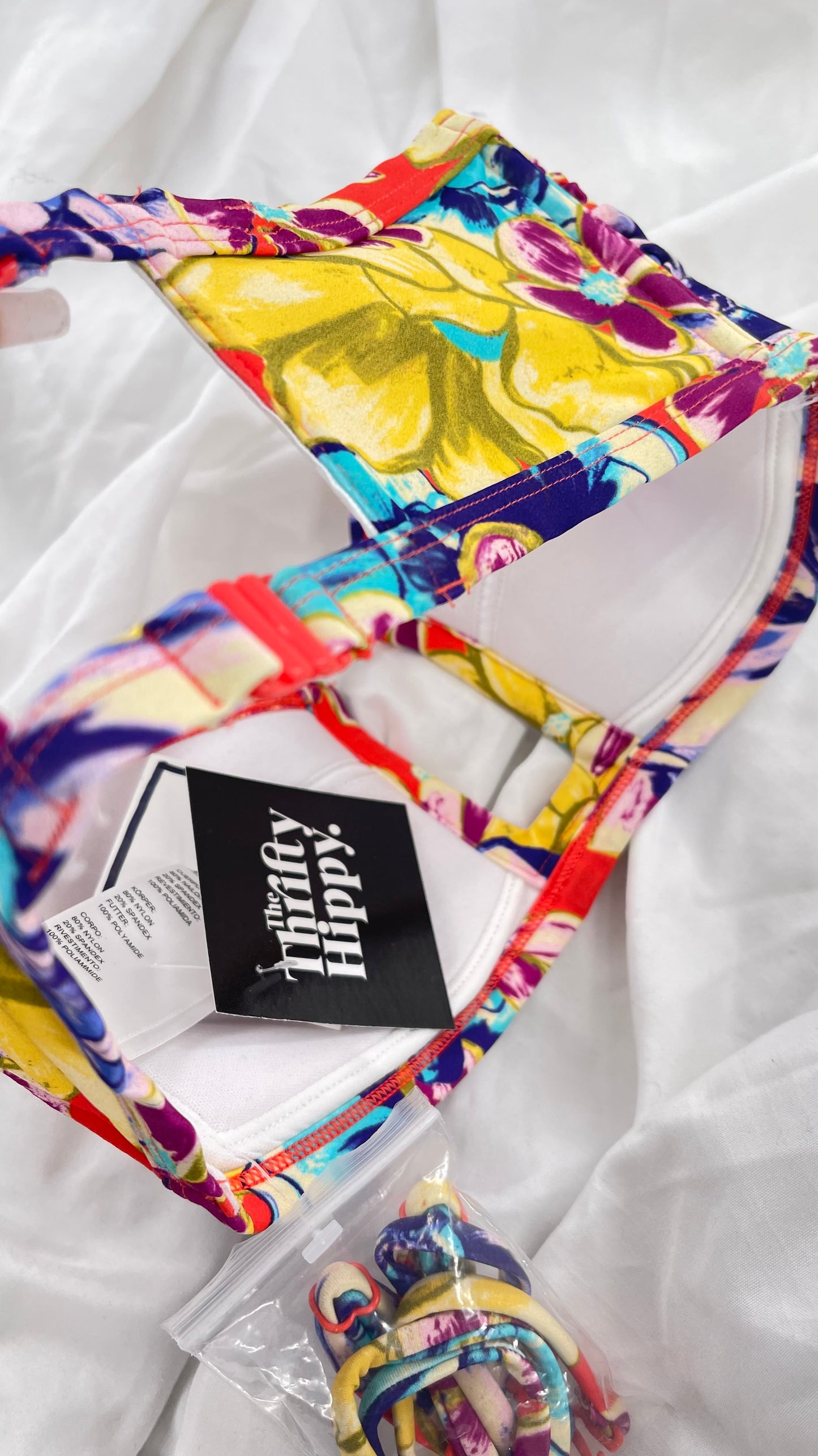 Urban Outfitters Out From Under Tropical Floral Swim Top (Small)