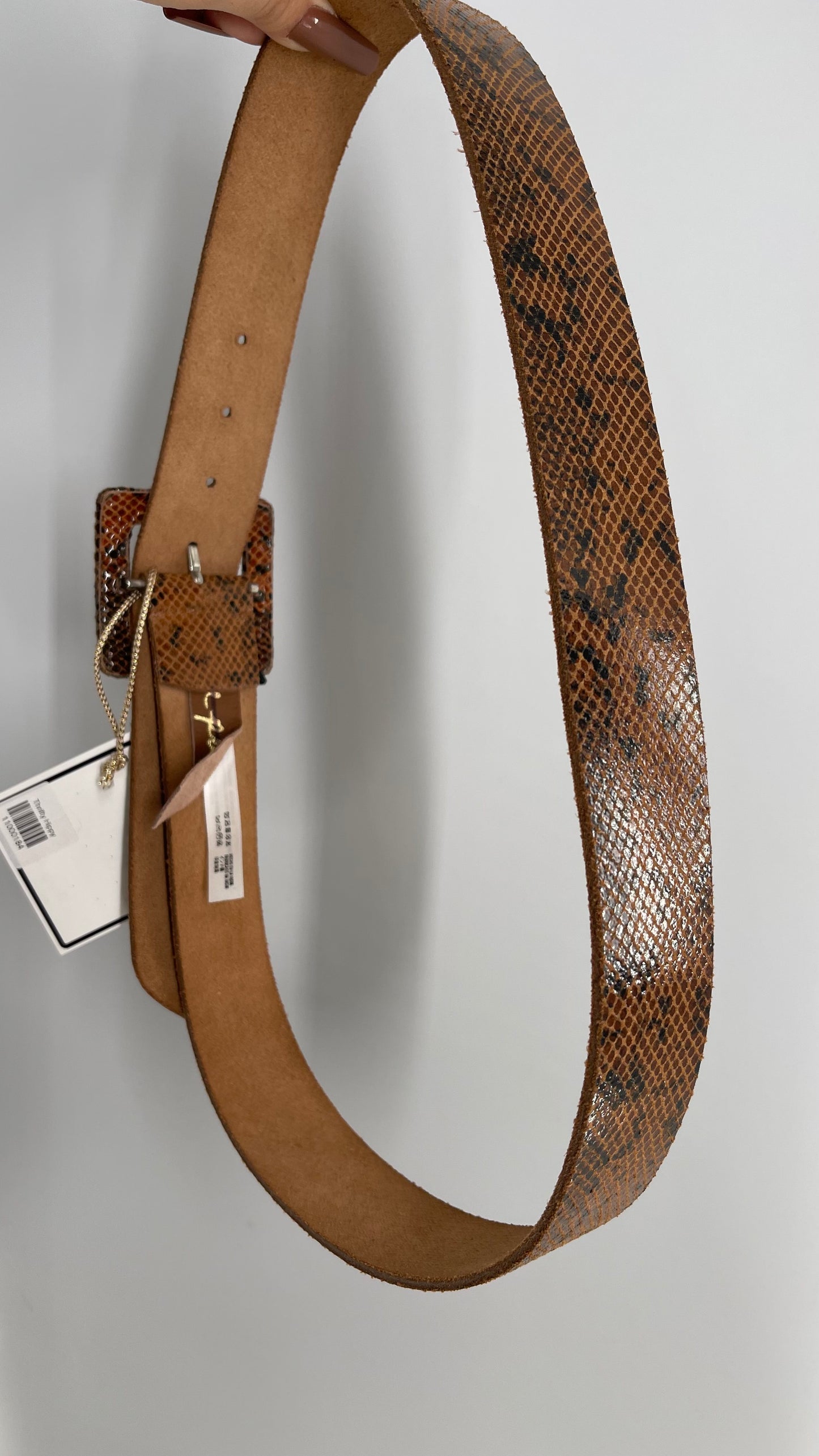 Free People Brown Snake Skin Pattern Size (M/L)
