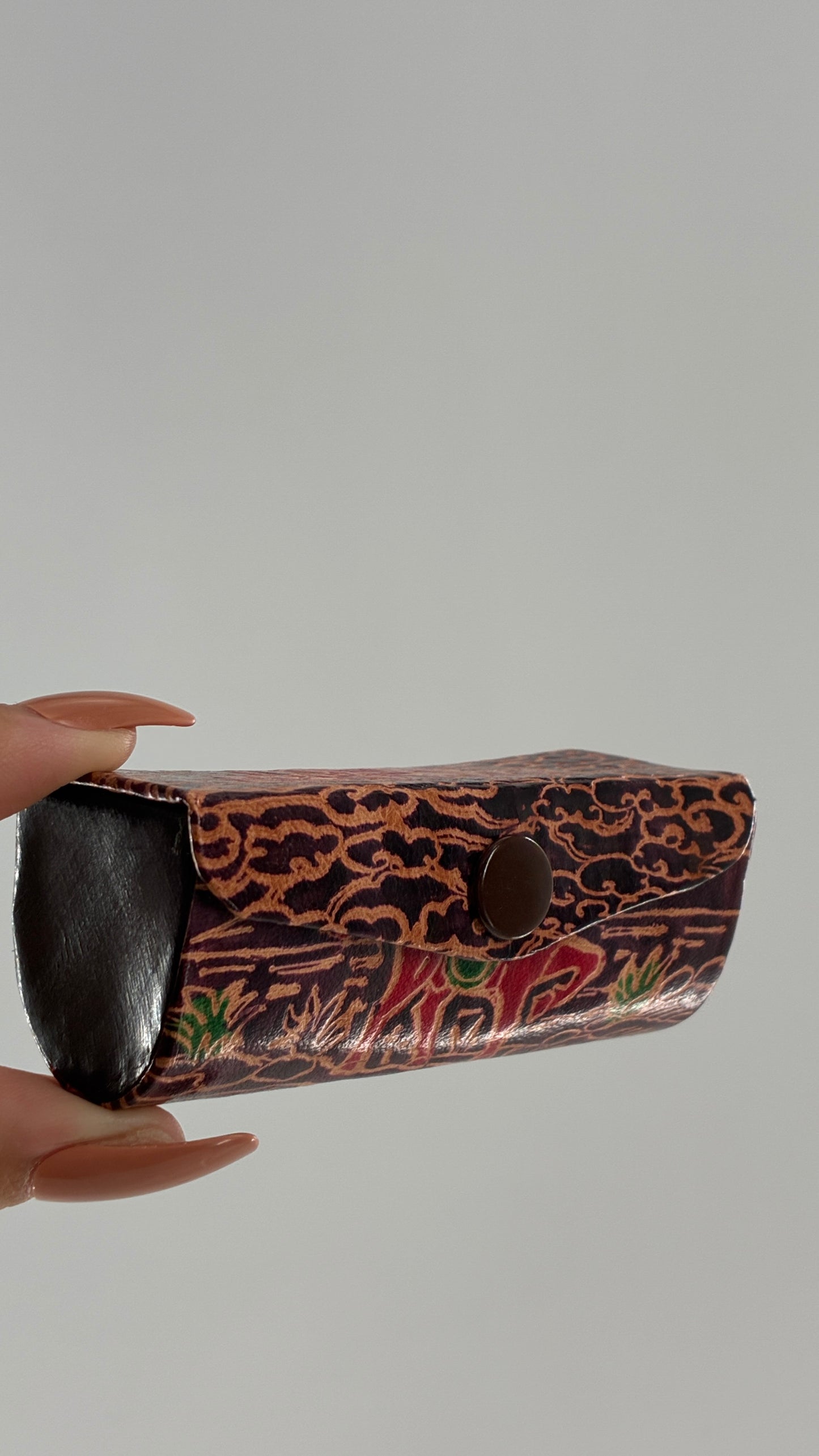 Vintage 1980s I ♥️ NEW YORK Leather Lipstick Case