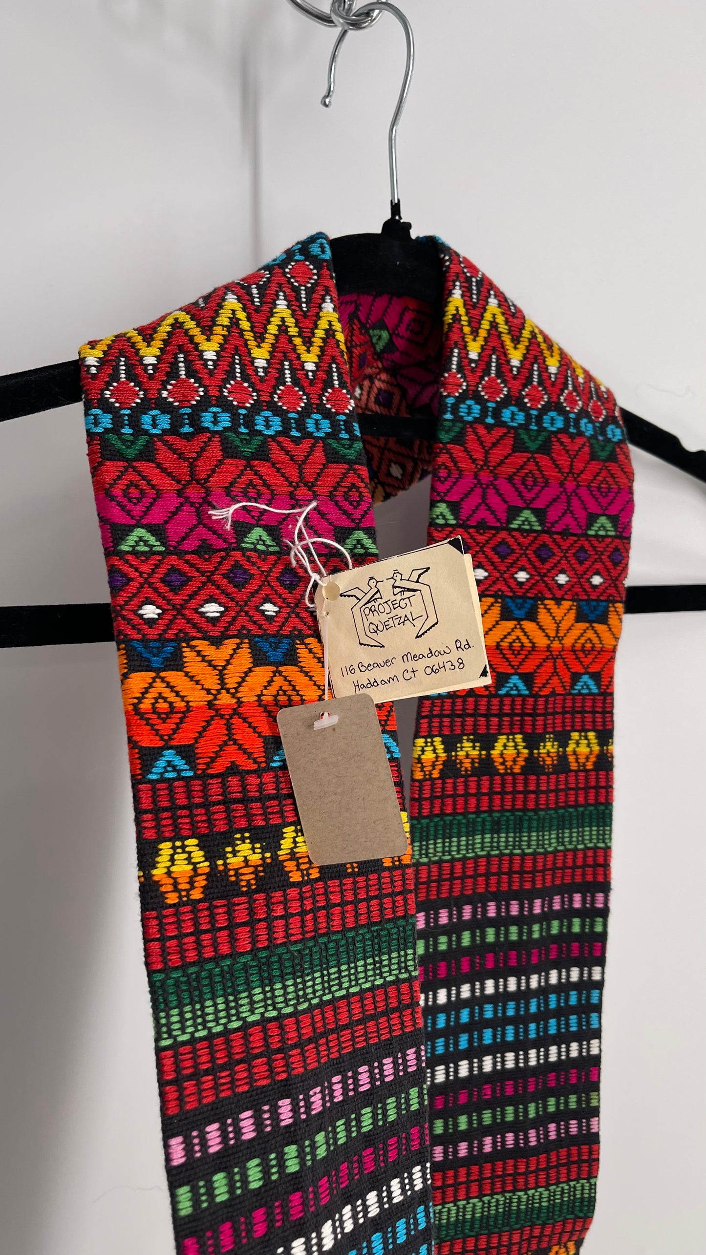 Vintage Multicolored Project Quetzal Knit Woven Priest Stoll