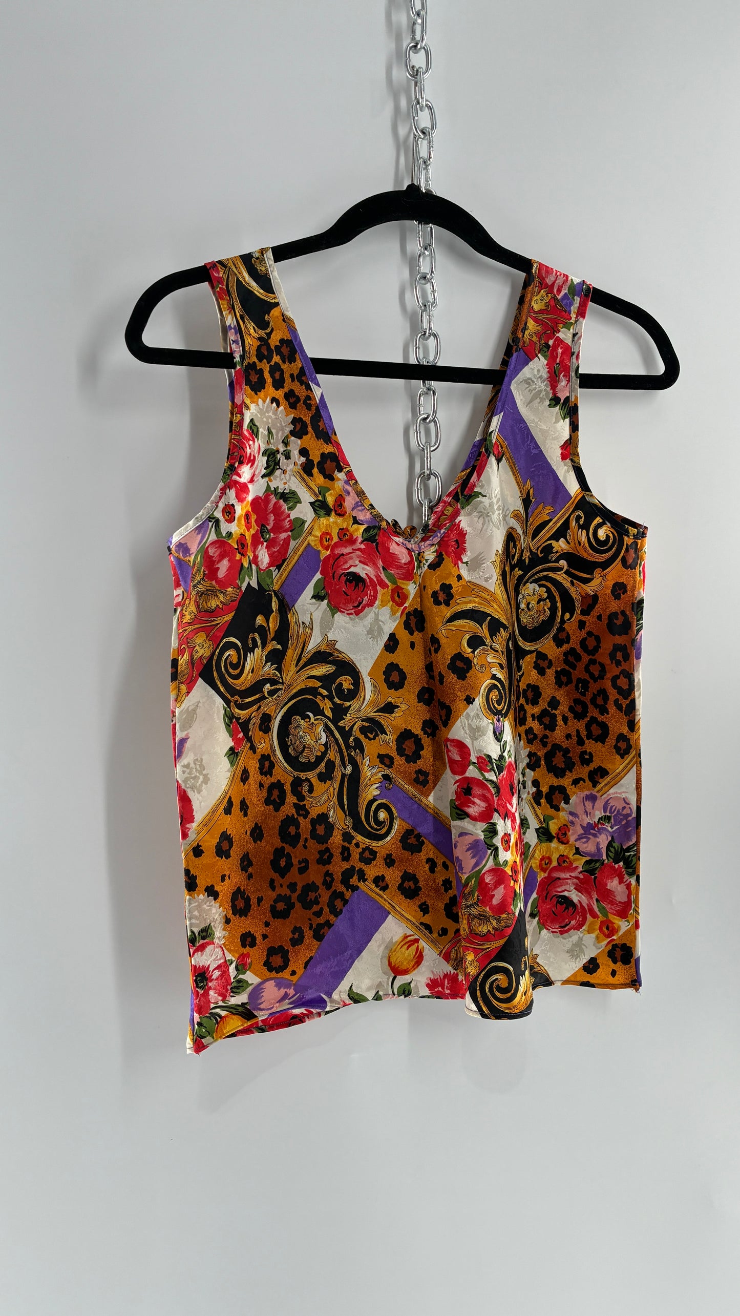 Vintage CORINNA Leopard Patterned Camisole (Medium)