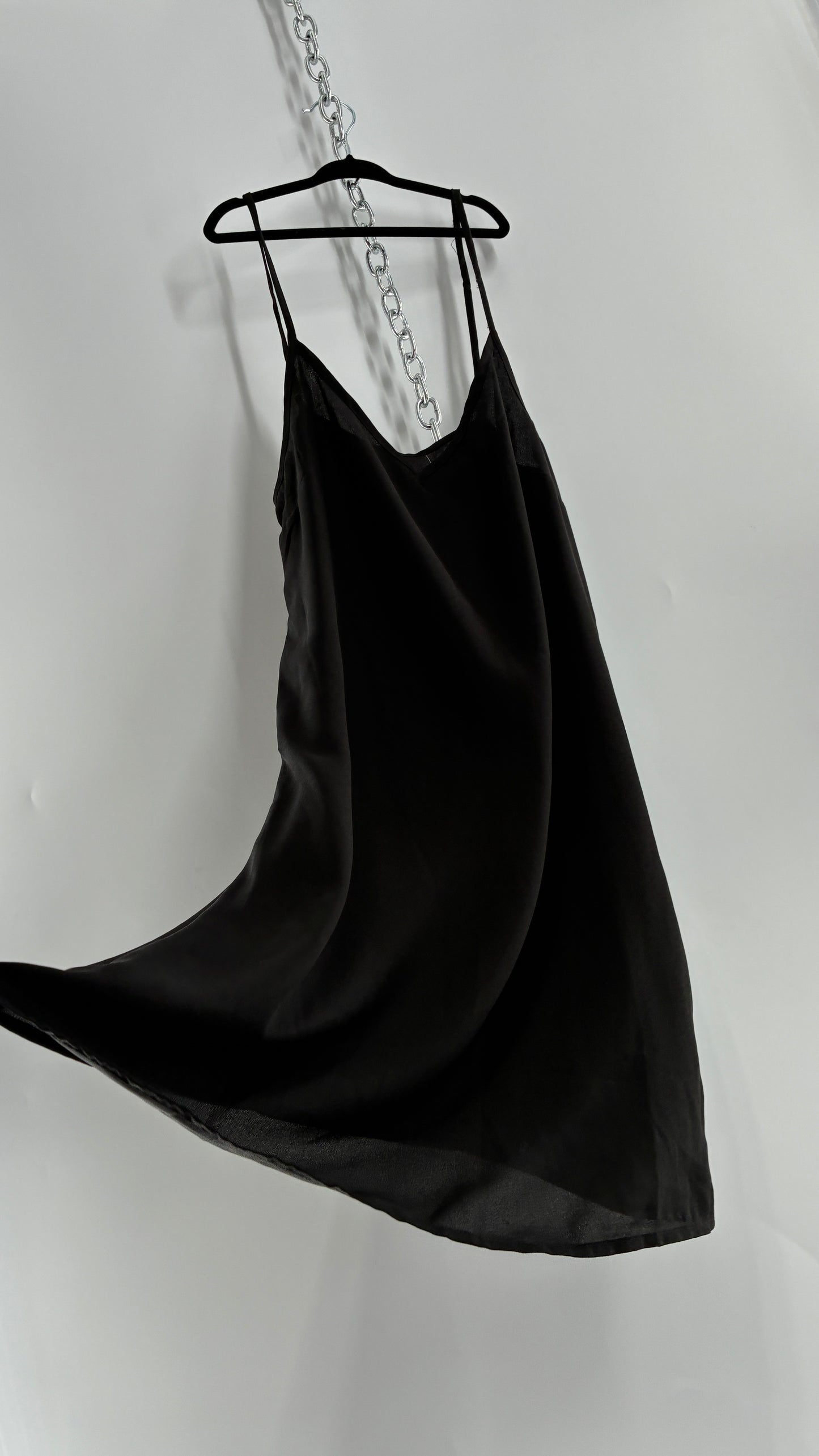 Black Slip Dress (Small)