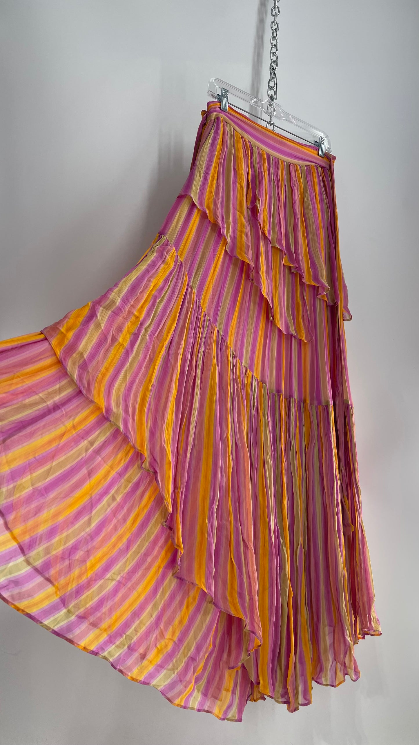 Free People Crimped Striped Voluminous Maxi Skirt (12)
