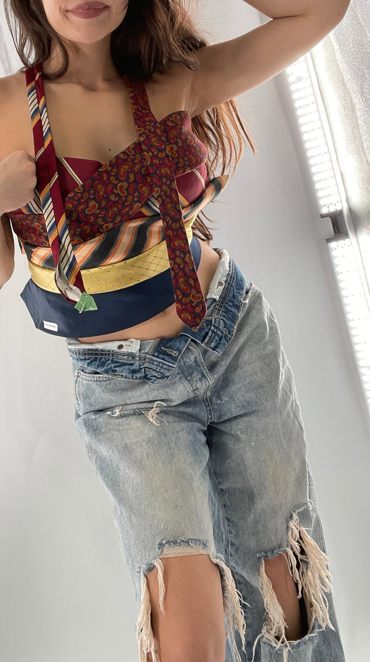 All Tied Up Custom Handmade Top (One Size)
