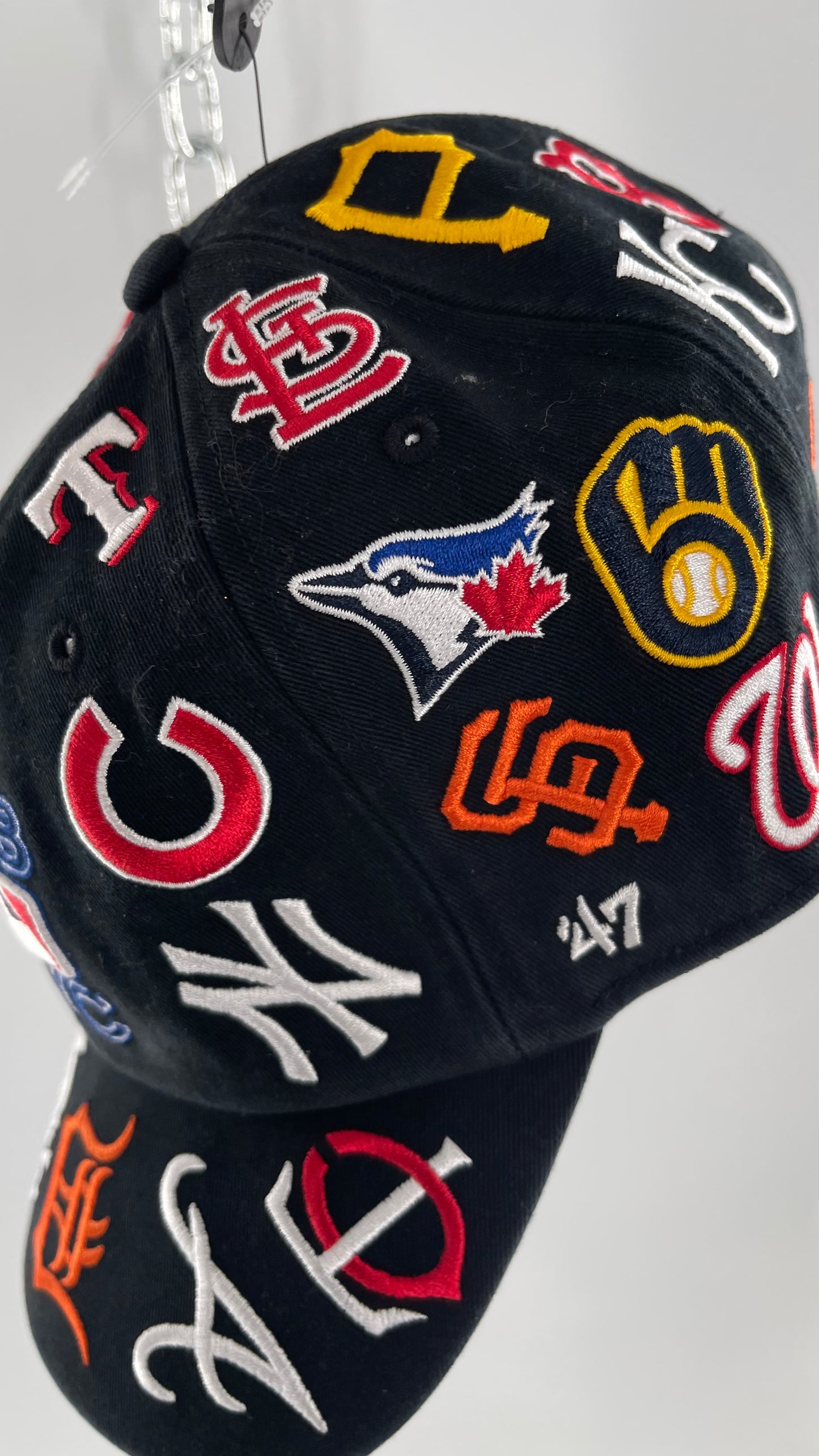 MLB Black Logo Baseball Hat