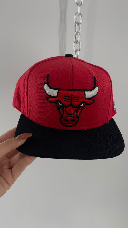 Mitchell and Ness Chicago Bulls Embroidered Snap Back