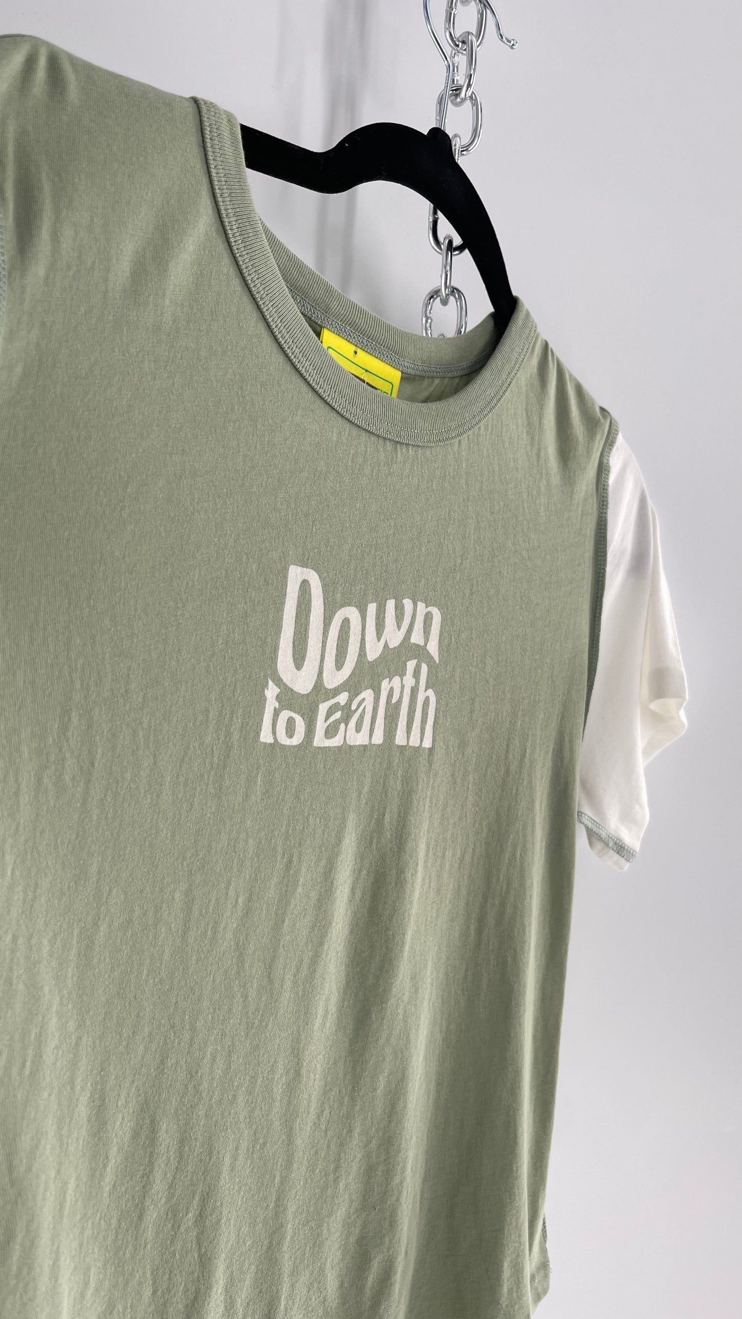 Denimcratic Down to Earth Reverse Stitch T Shirt (Large)