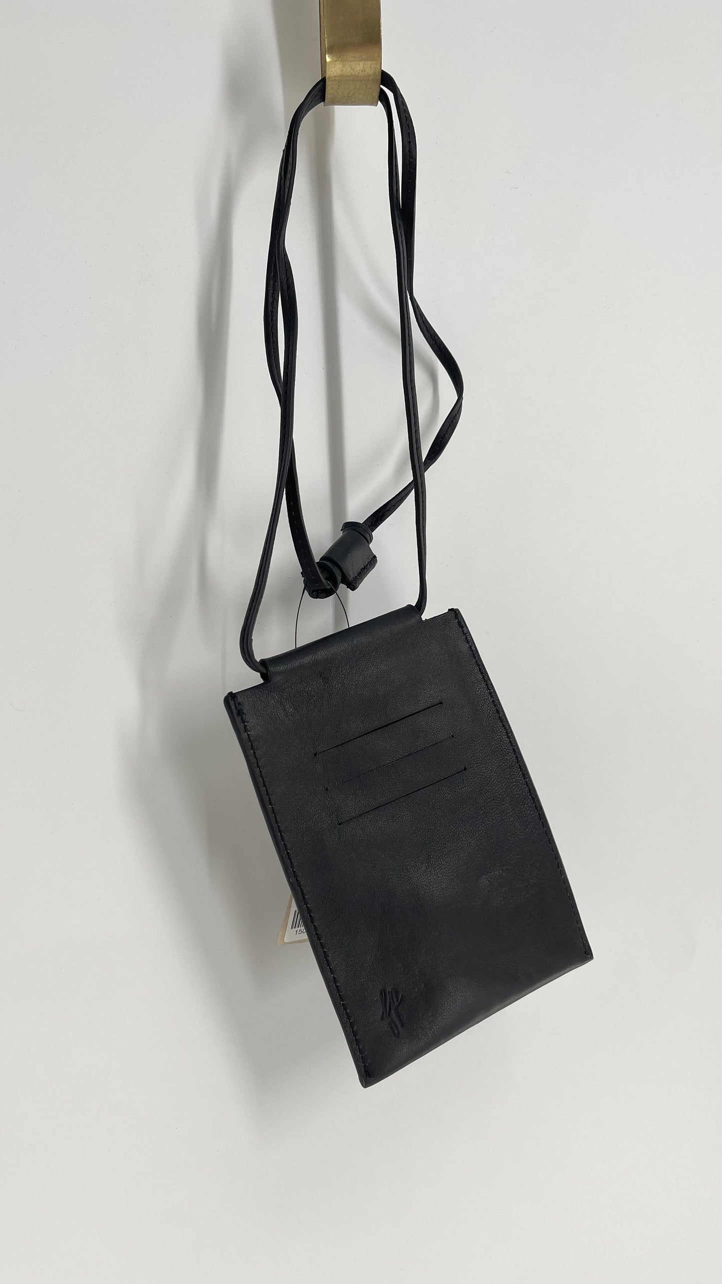 Free People Black Crossbody Phone Pouch with Tags Attached