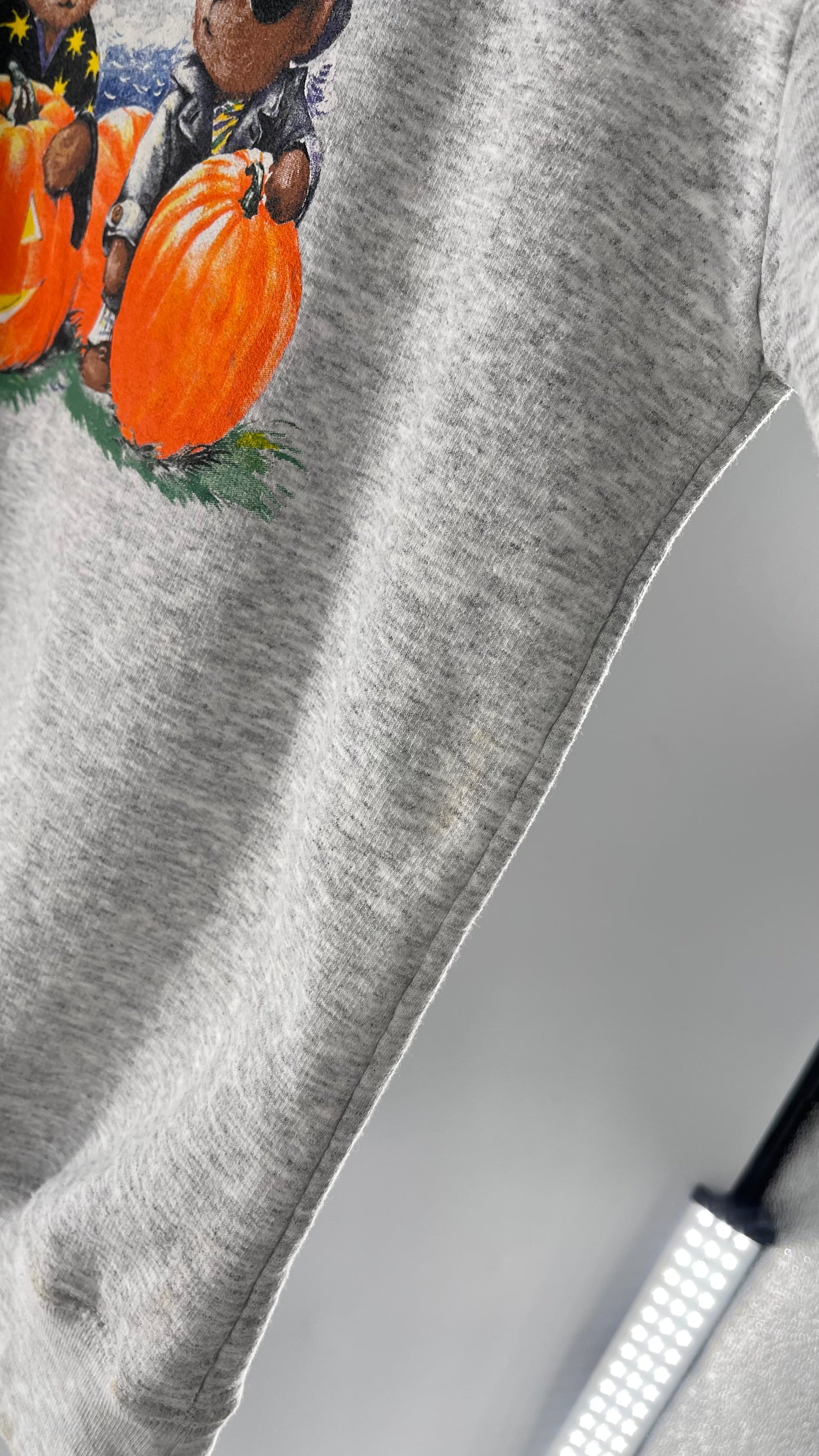Vintage Halloween Turtle Neck Teddy Bear Sweater (Medium)