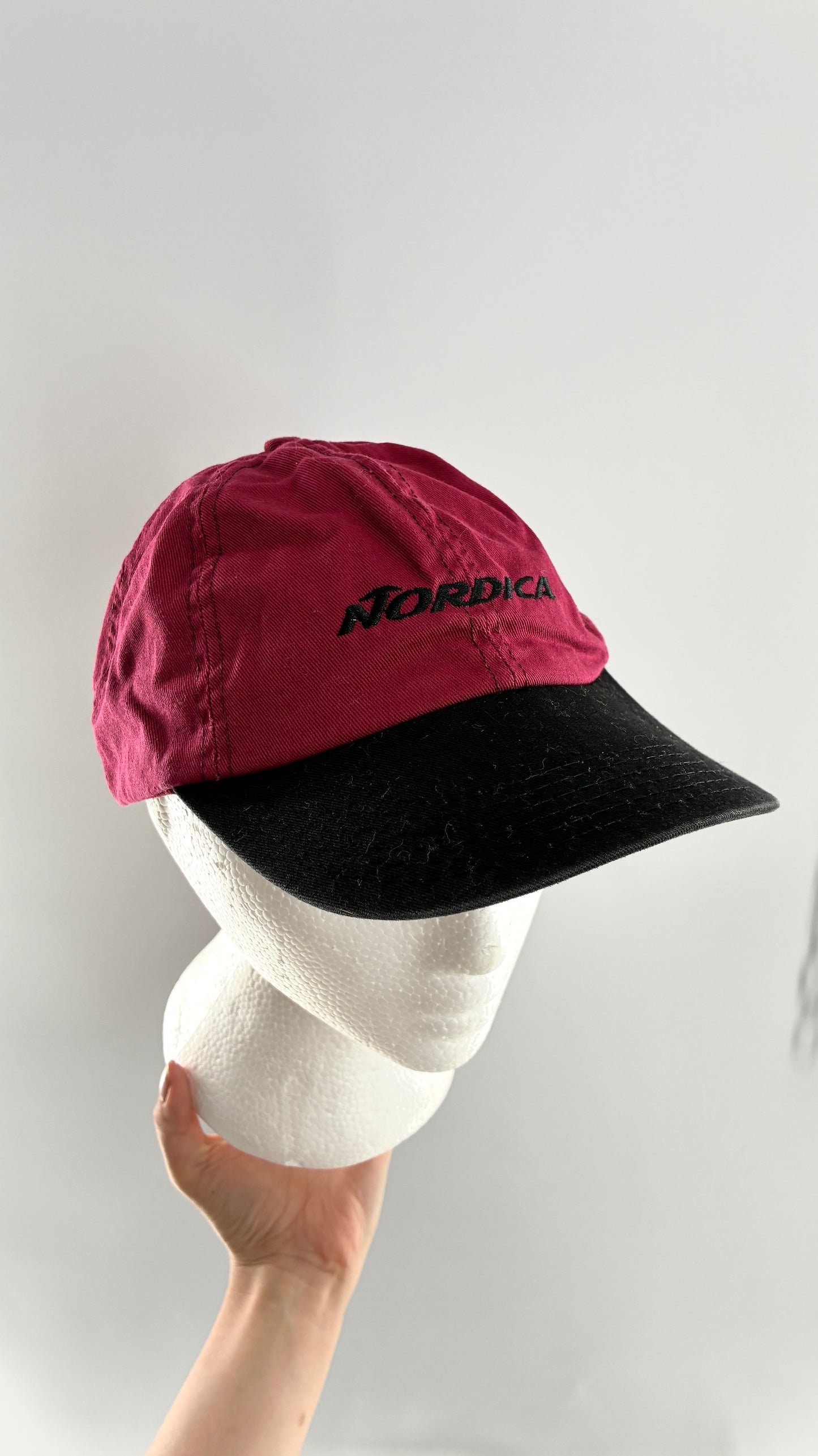 Deadstock Vintage 1980s NORDICA Sportswear Baseball Hat with Tags Attached