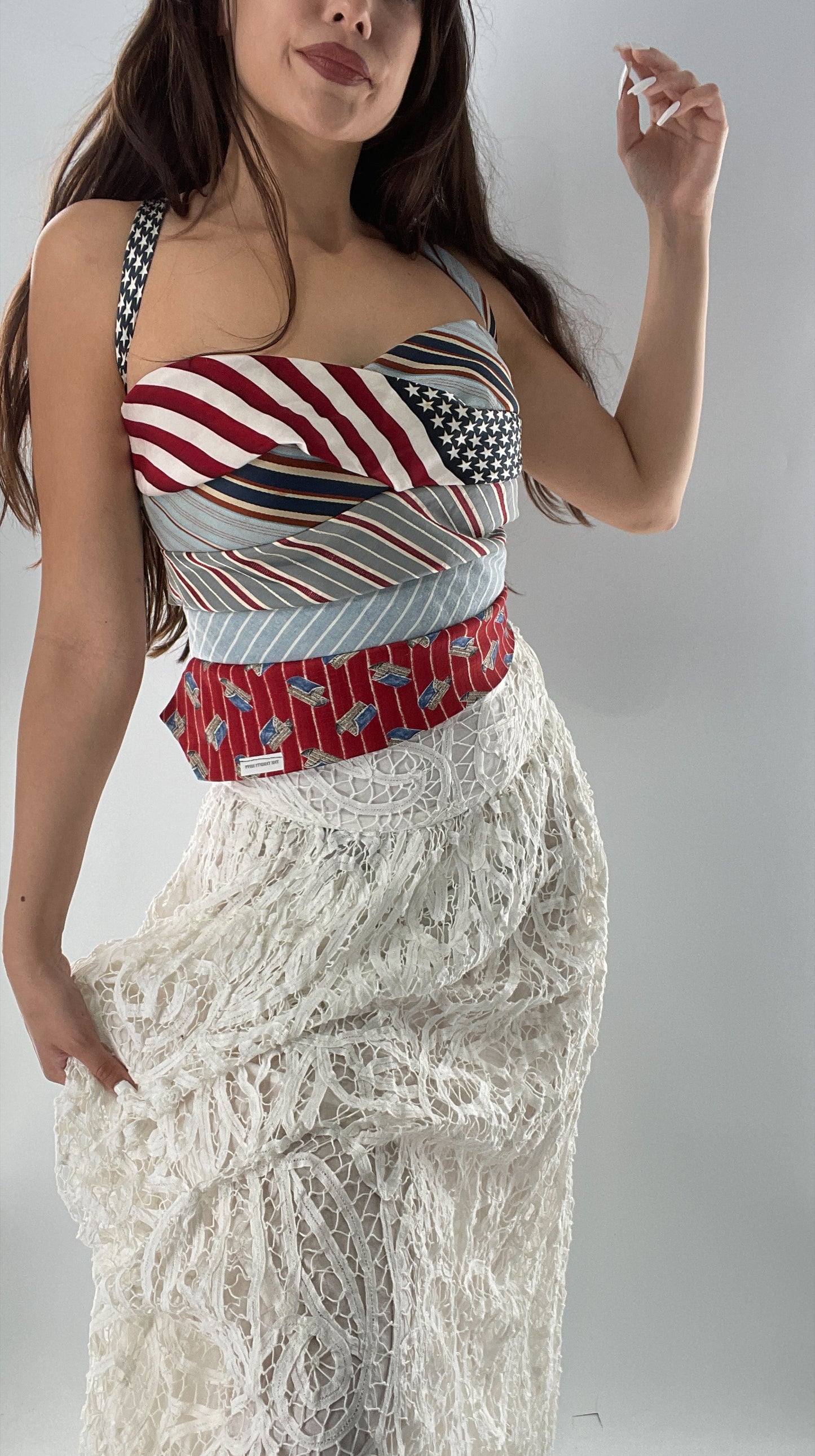All Tied Up Custom Fourth of July (One Size)