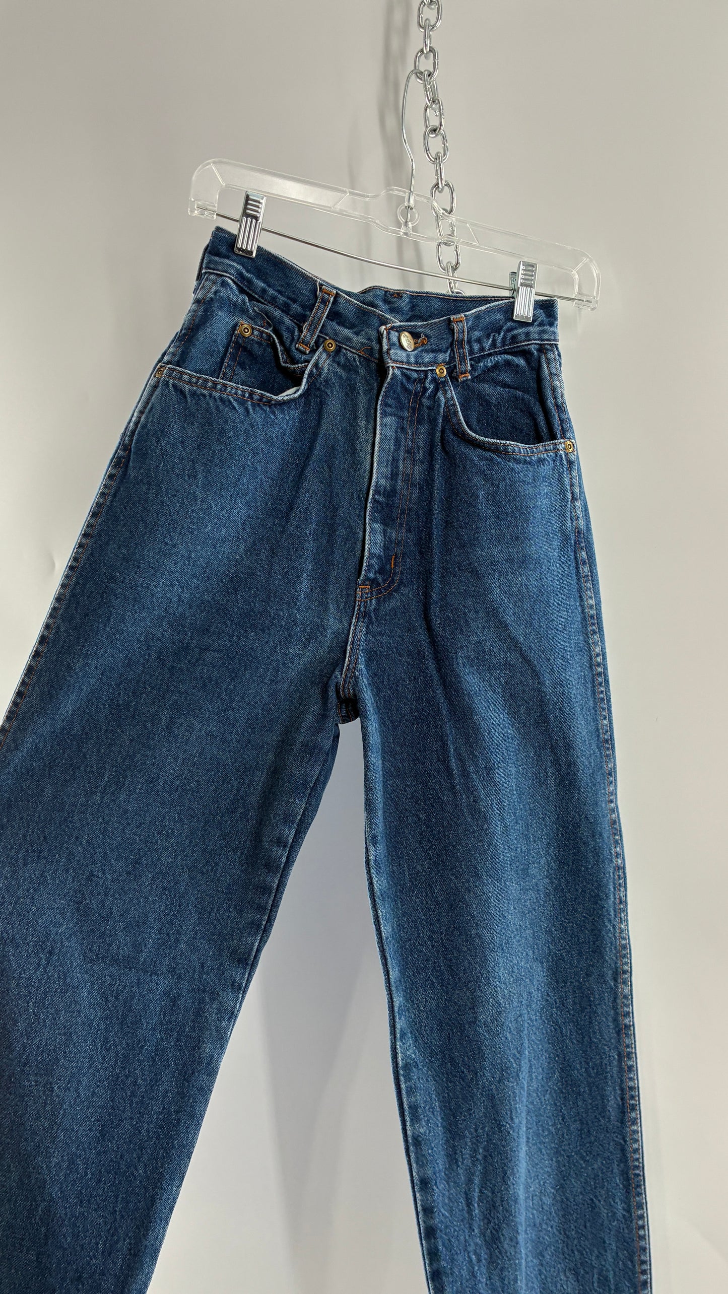 Vintage 1980s CHIC Ultra High Waisted Jeans (5Tall)