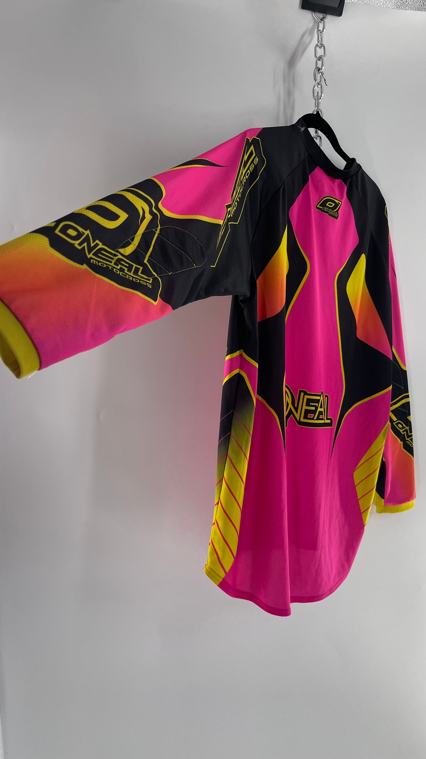 Vintage ONEAL MOTOCROSS Hot Pink Neons JERSEY (XXL)