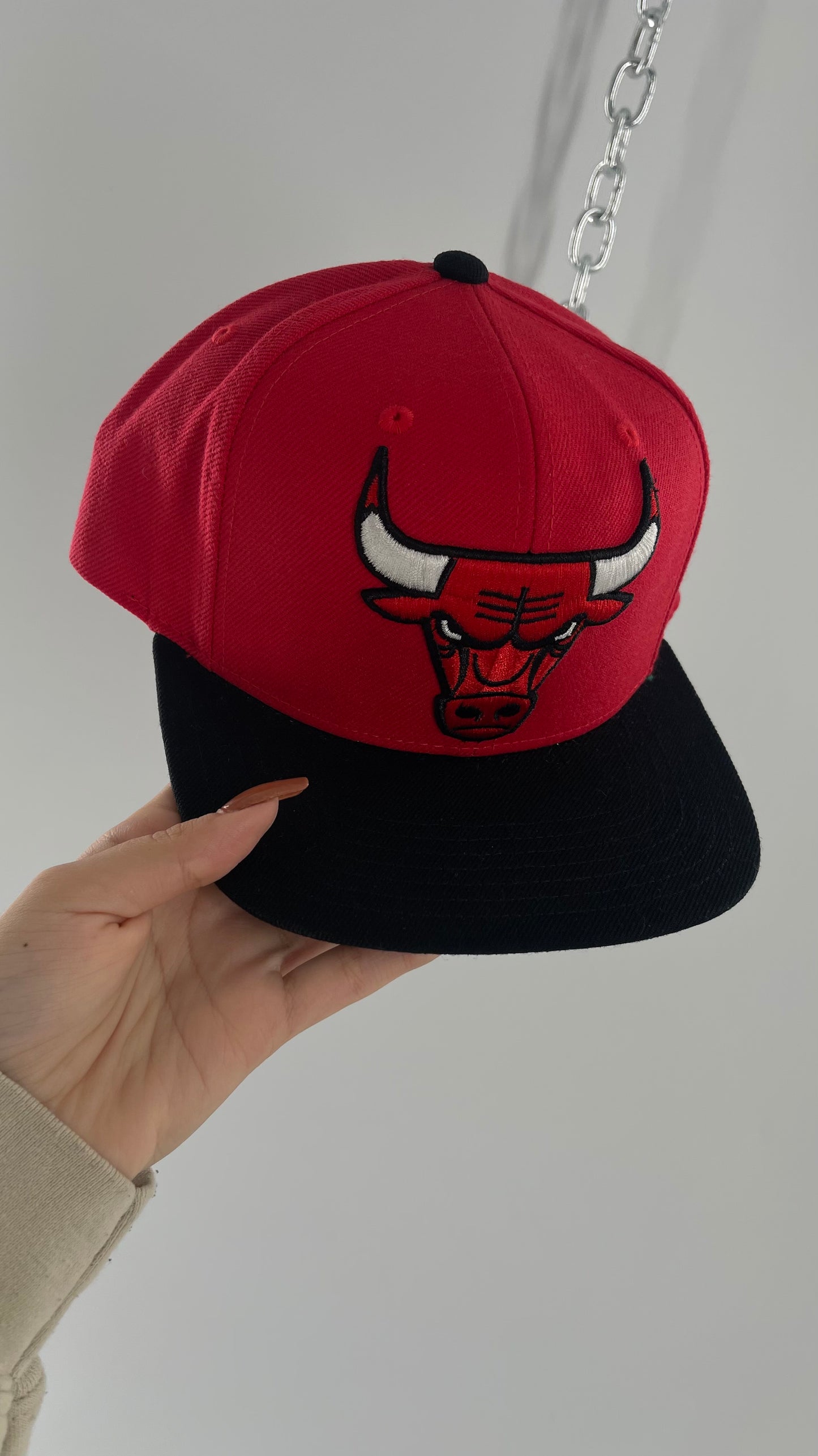 Mitchell and Ness Chicago Bulls Embroidered Snap Back
