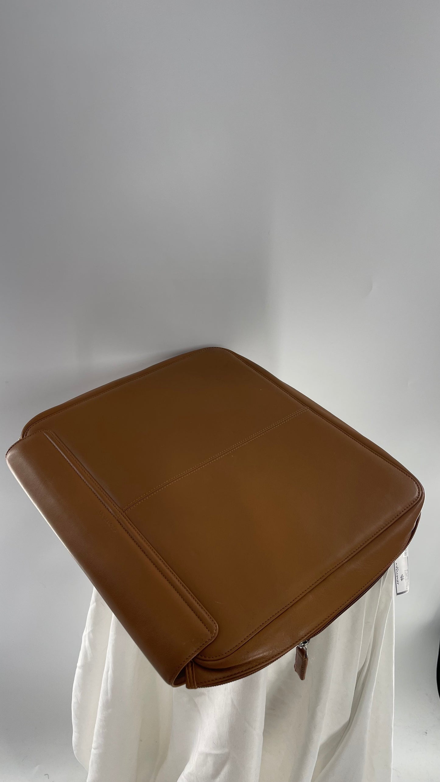 Levenger Genuine Leather Laptop Case/Briefcase Binder Portfolio