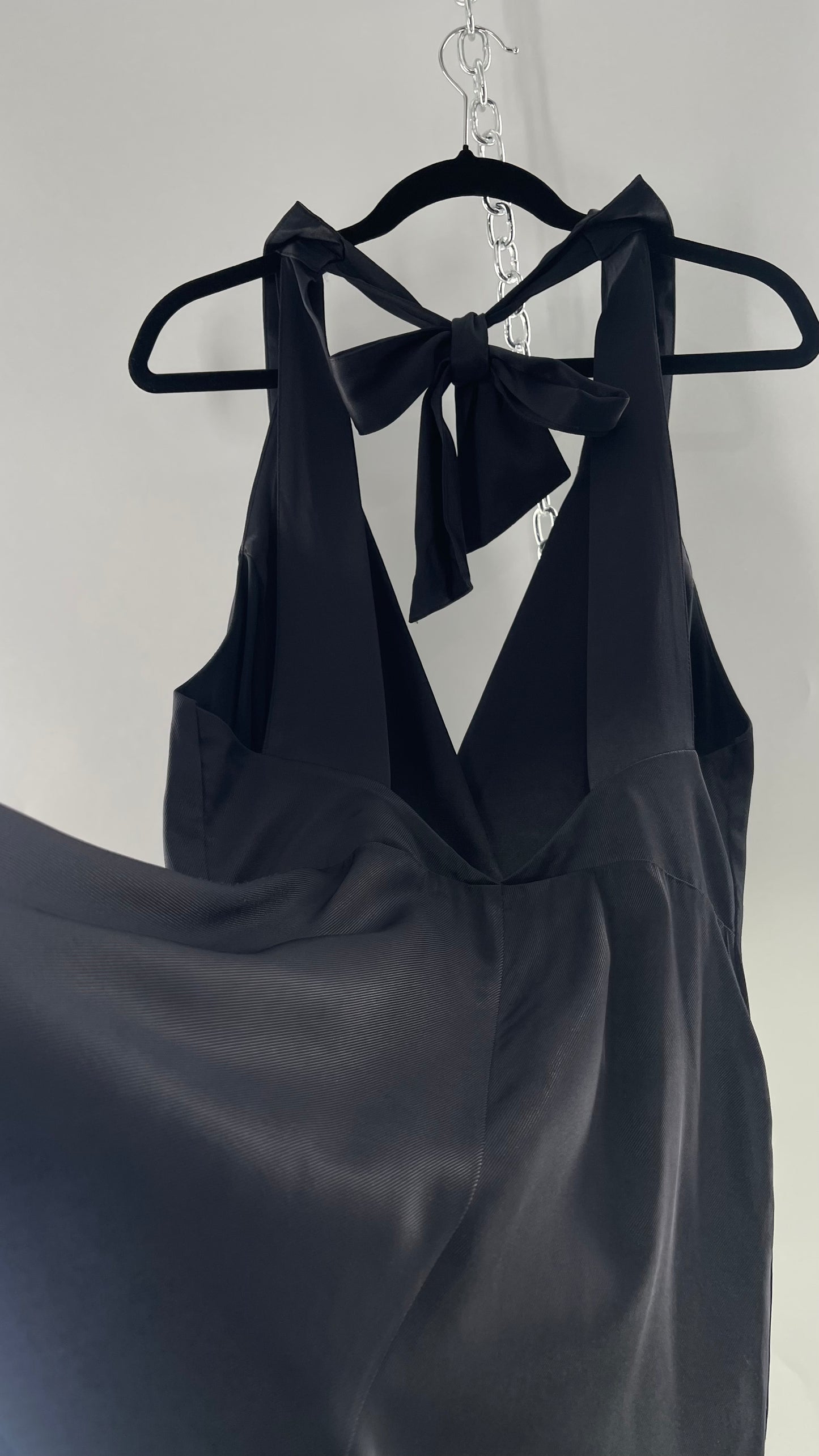 Free People Black Blazer Tuxedo Sleeveless Romper Jumpsuit (S)