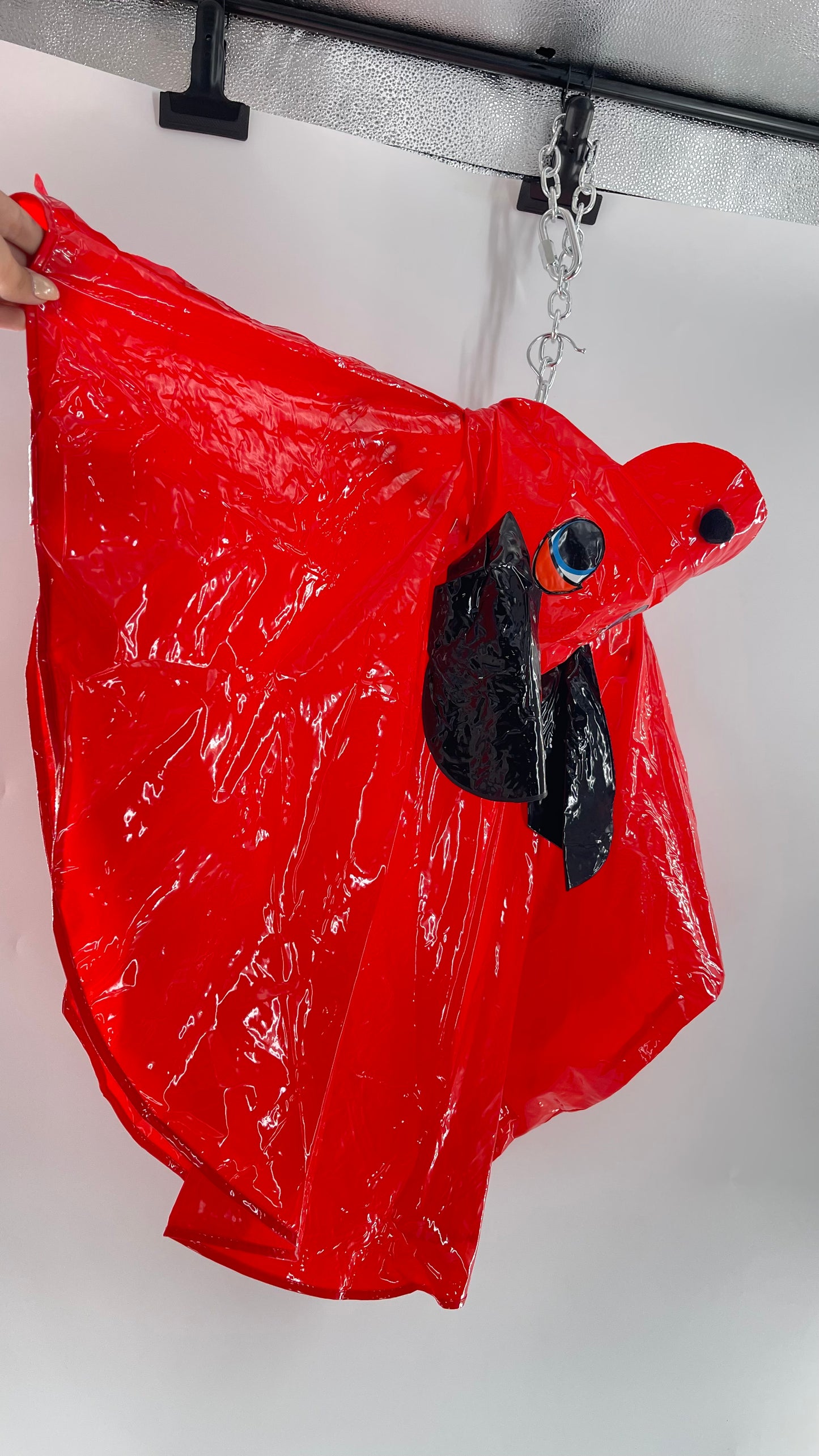 Deadstock Vintage Puddle Duds Puppy Rain Poncho with Dog Hood and Floppy Ears ‘90s (One Size)