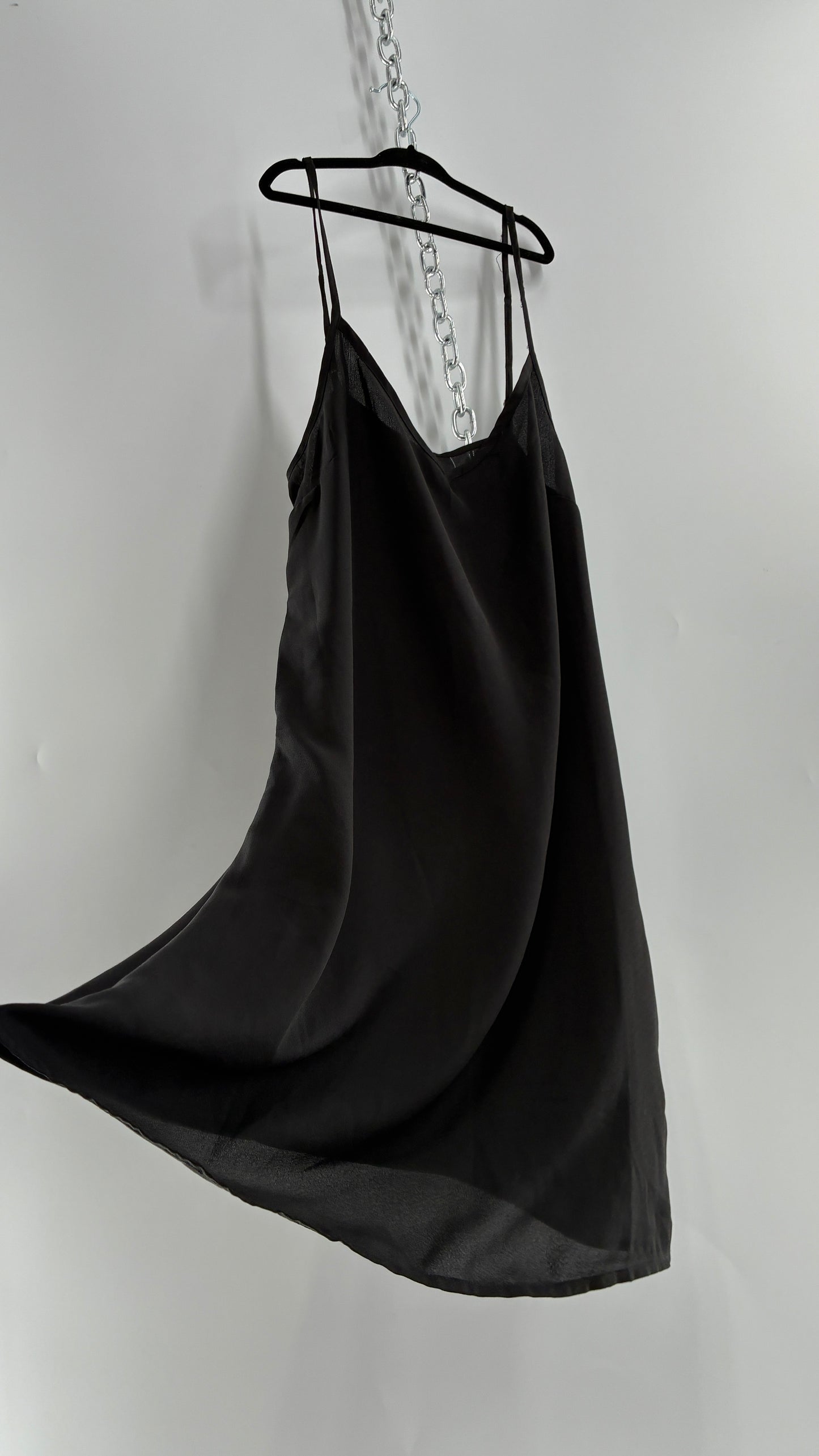 Black Slip Dress (Small)