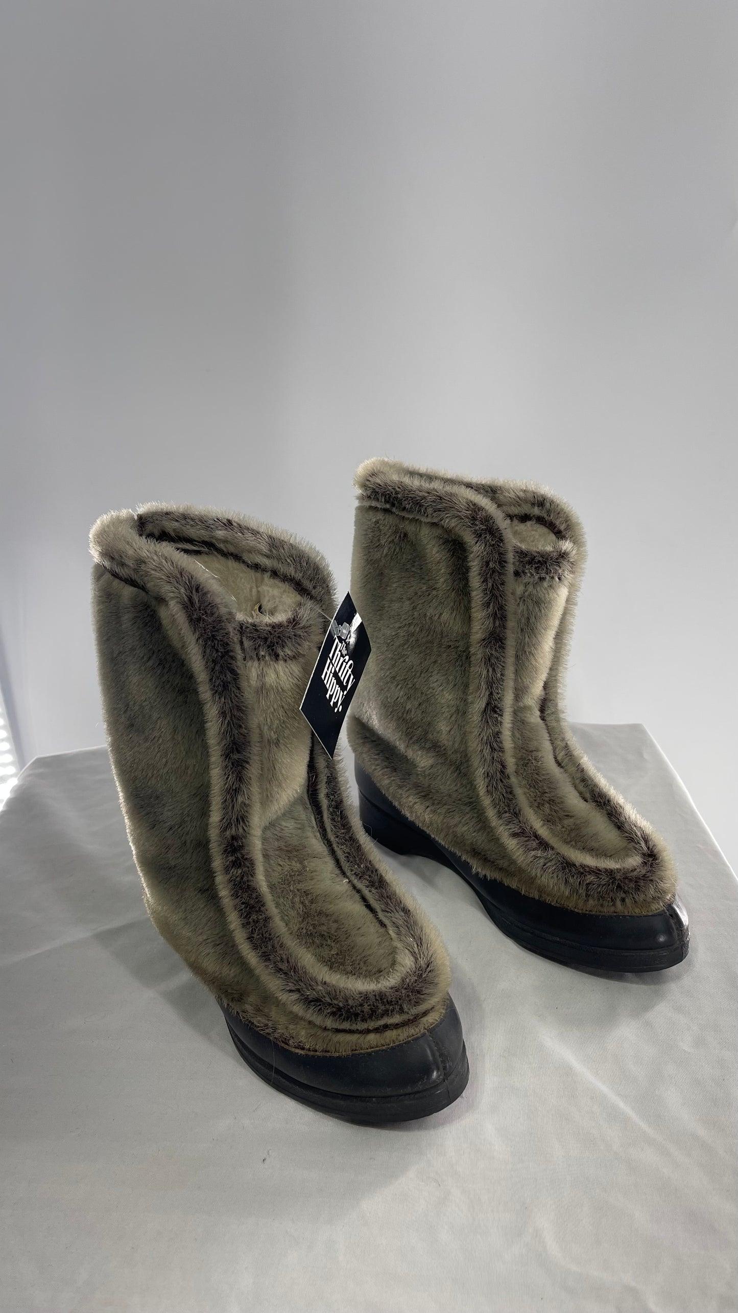 Vintage 1970s YODELERS Fur Boots (7)