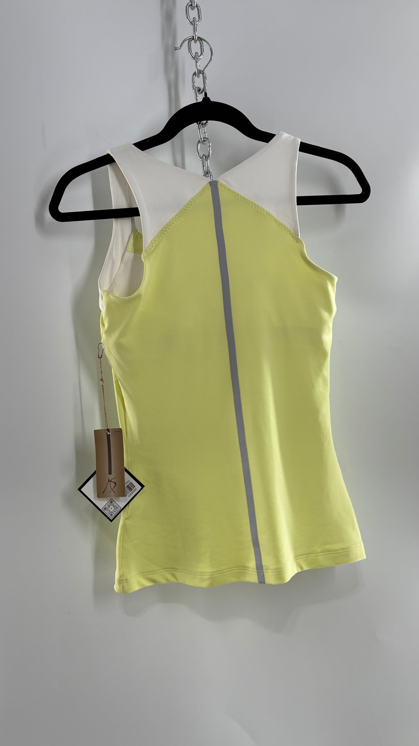 NIKE X MARIA SHARAPOVA Yellow Form Fitting Athletic Sports Top (XS)