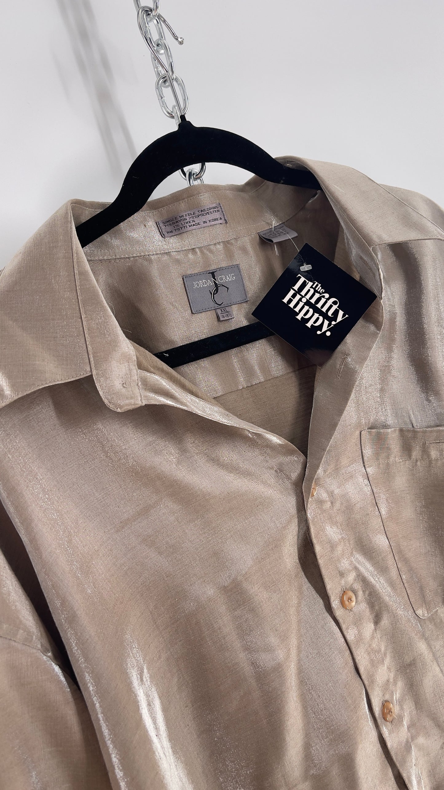 Jordan Craig Molten Metal Button Up (XXL)