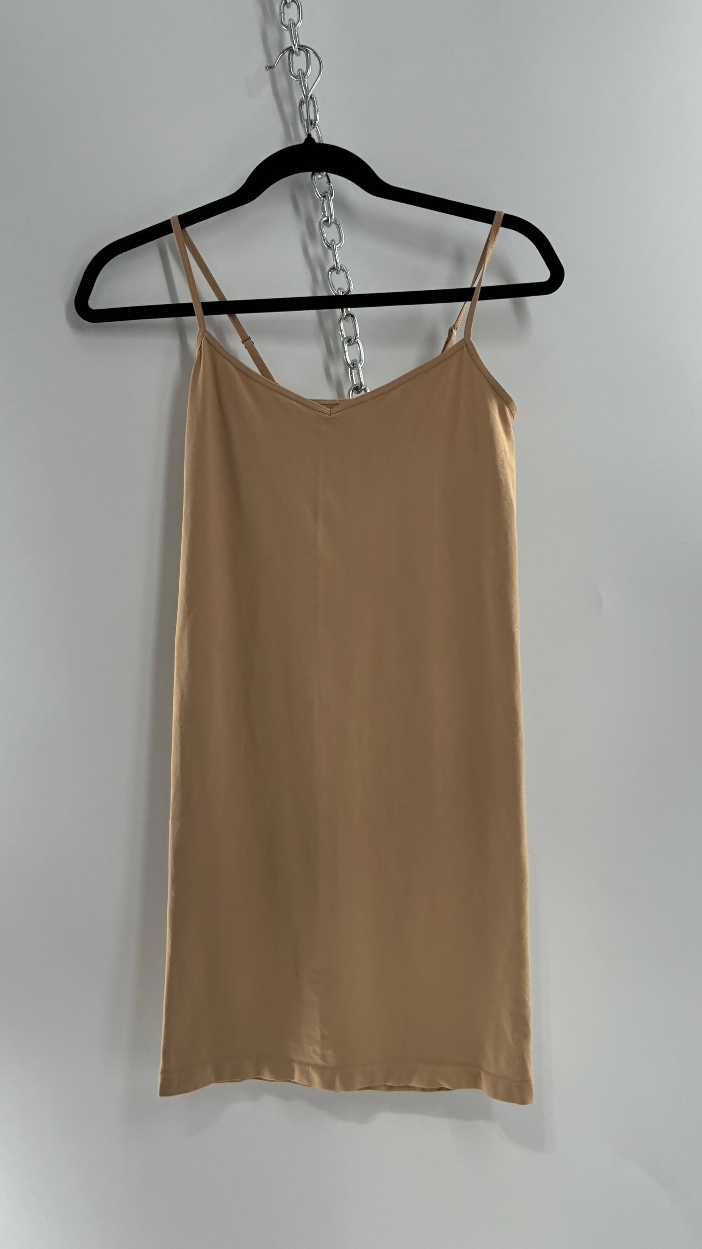 Intimately Free People Tan Stretchy Slip (M/L)