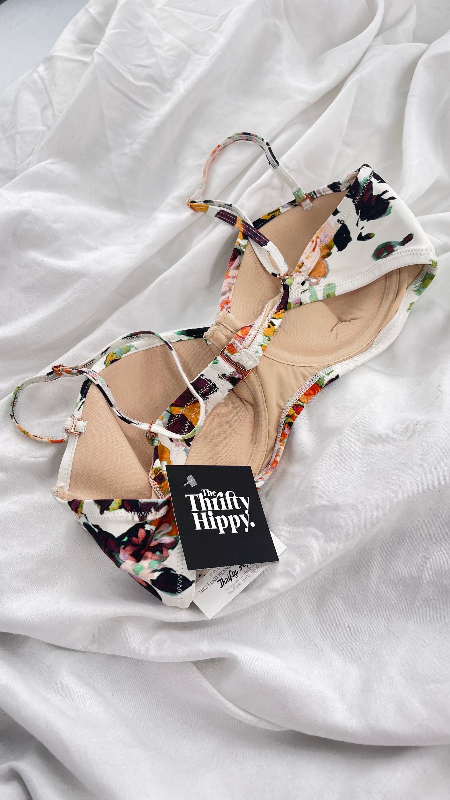 Anthropologie Sea Folly Floral Underwire Top (34D)