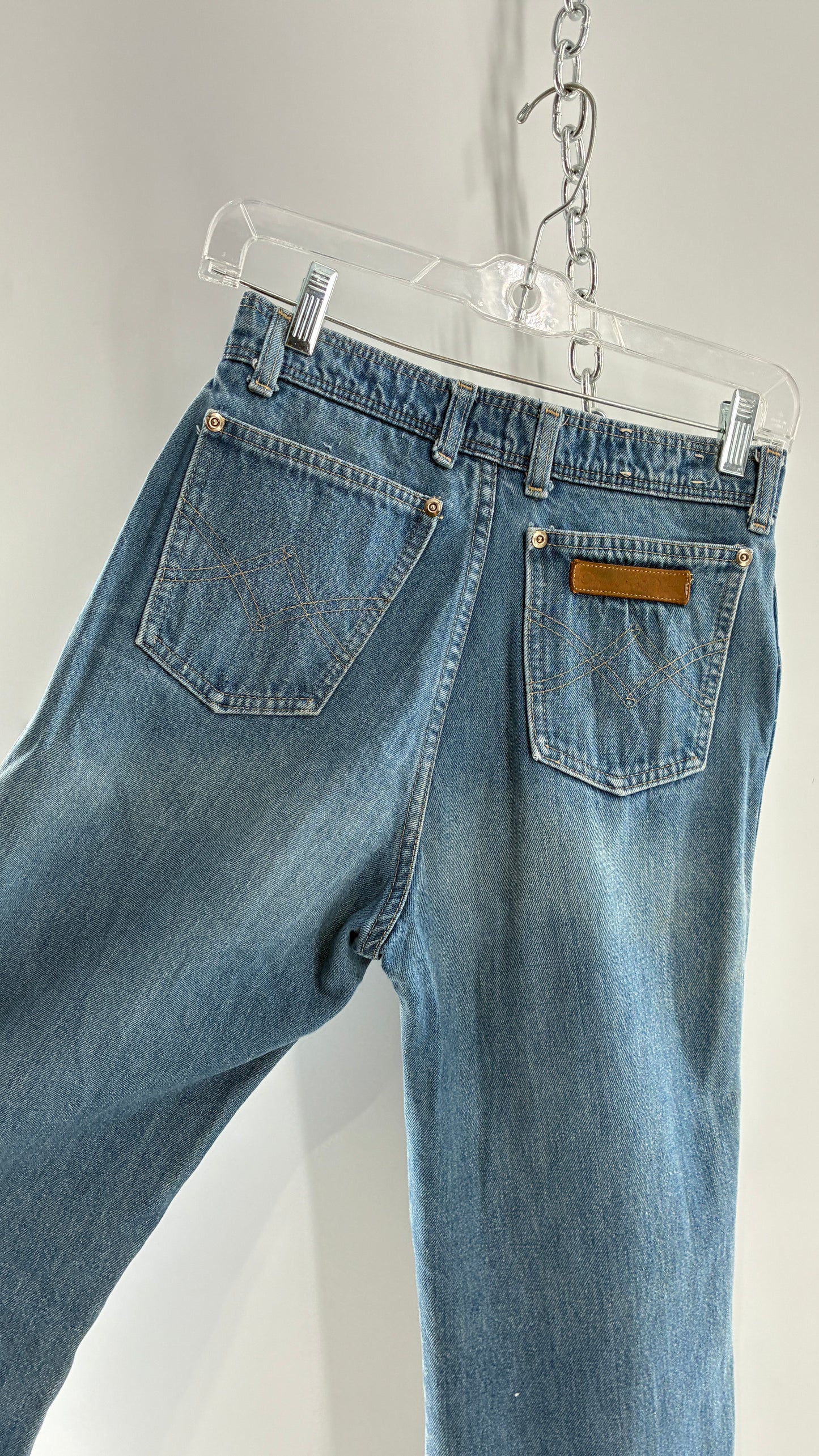 Vintage Oscar de la Renta Light Wash Straight Leg Jeans (10)