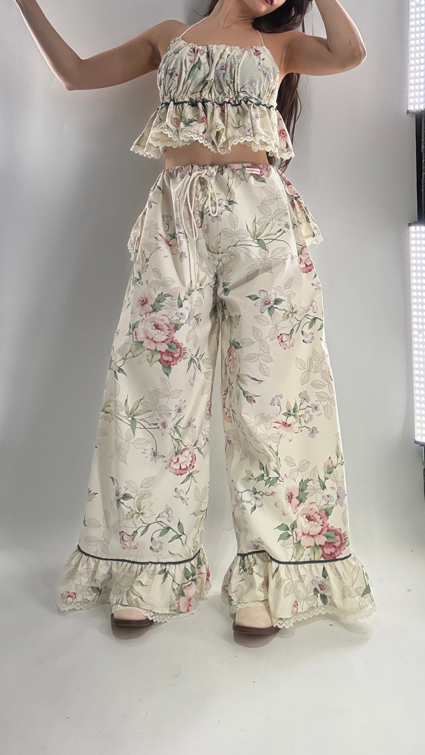 Vintage Floral Handmade Two Piece Play Set (XS-M)