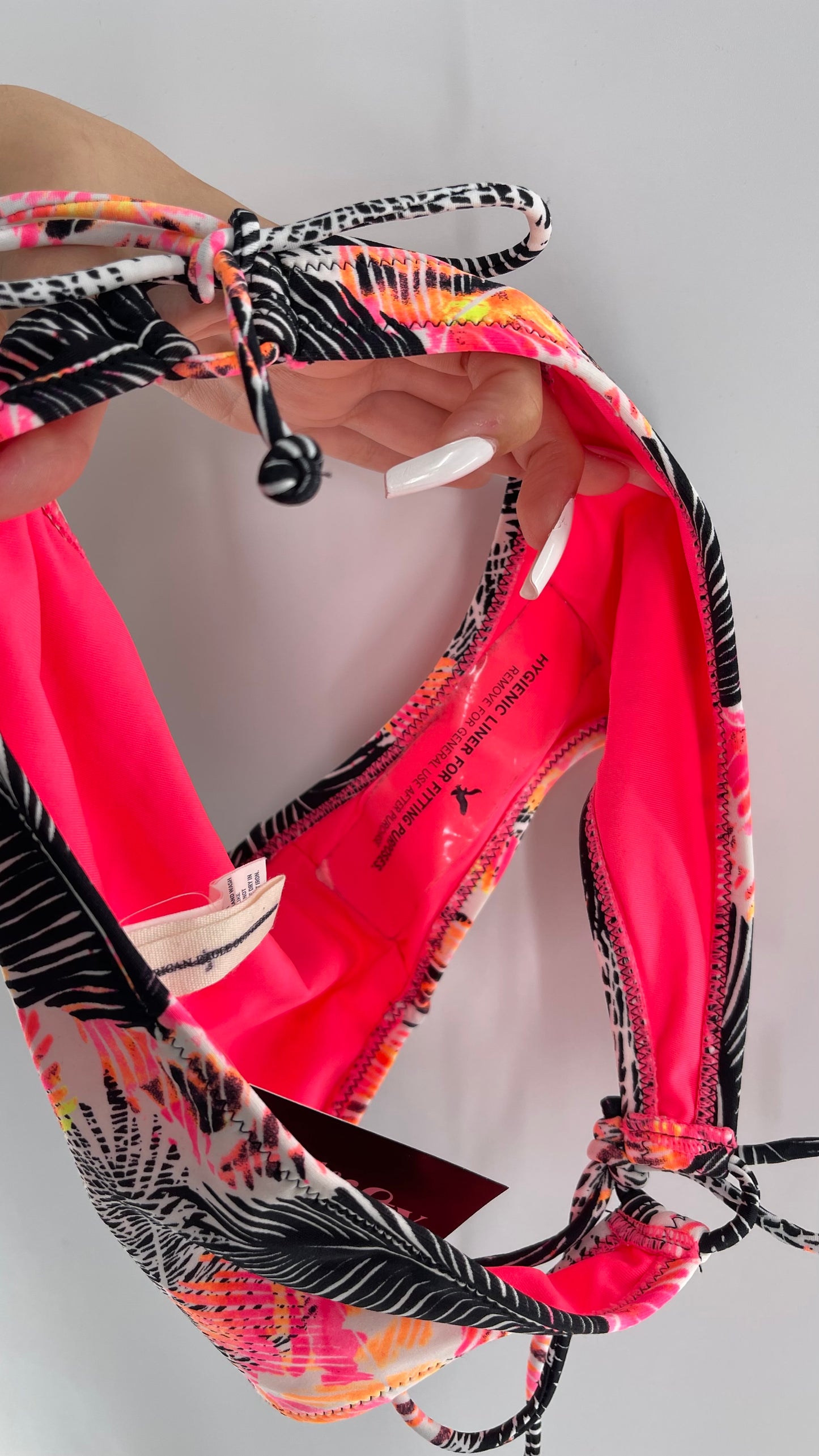 Vintage American Eagle Black/White/Neon Bottoms (Small)