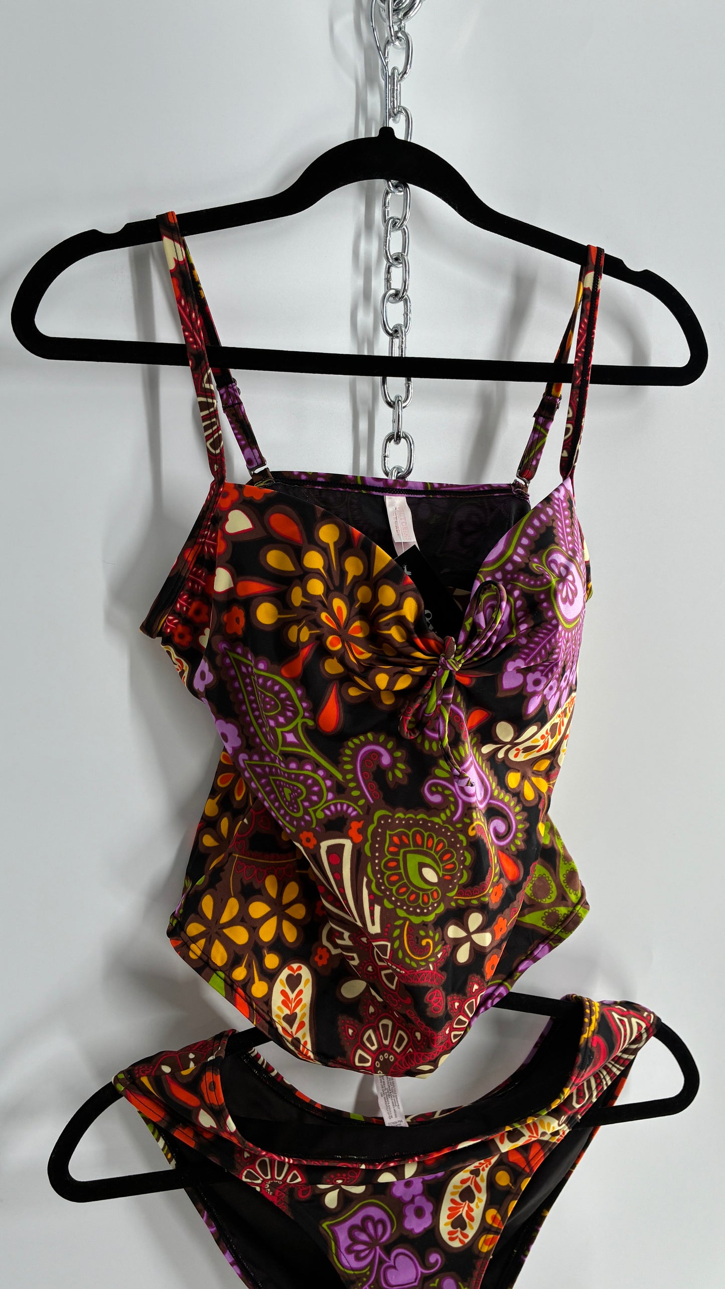 Vintage Victoria’s Secret Tankini Set with Built-In Underwire (36C, L)