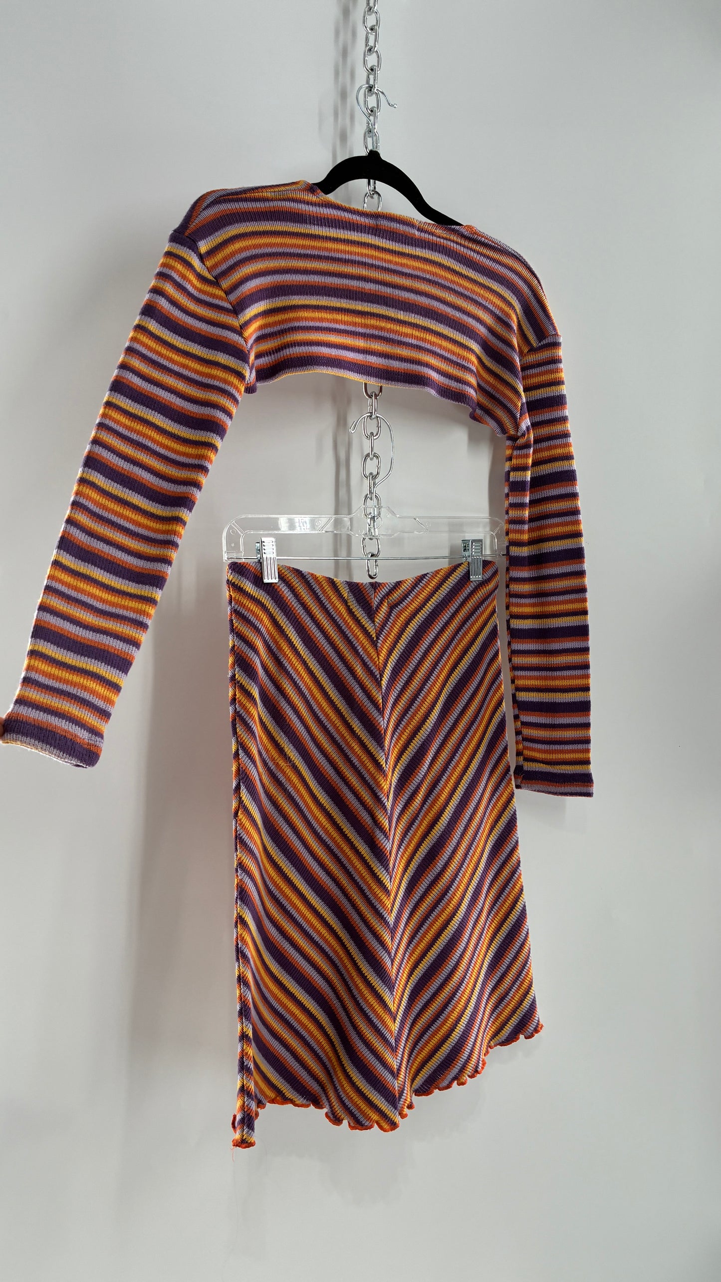 Vintage By-Ven Knit Skirt and Shrug Set (Small)