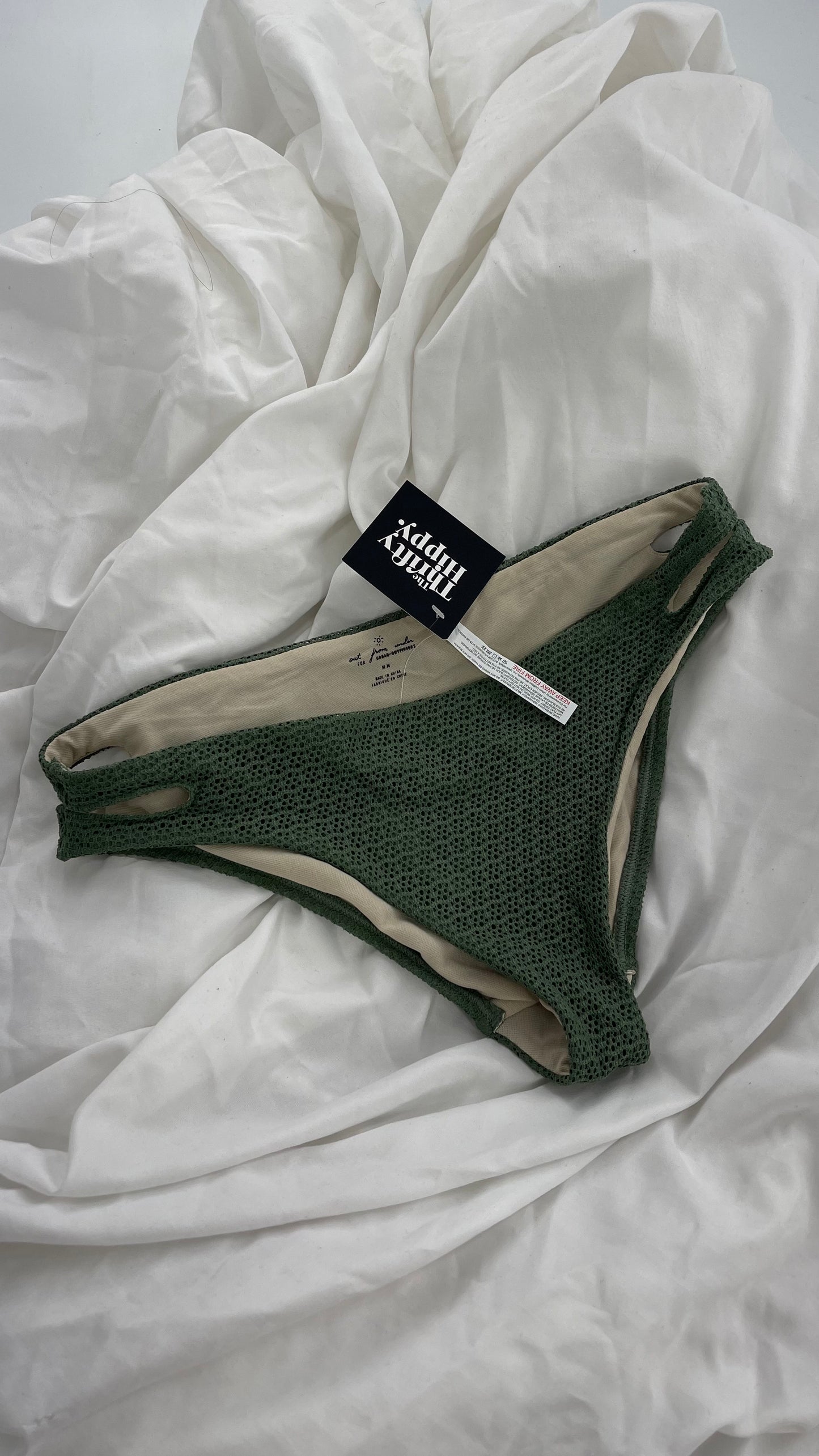 Urban Outfitters Out From Under Green Lacy Swim Bottoms (Medium)