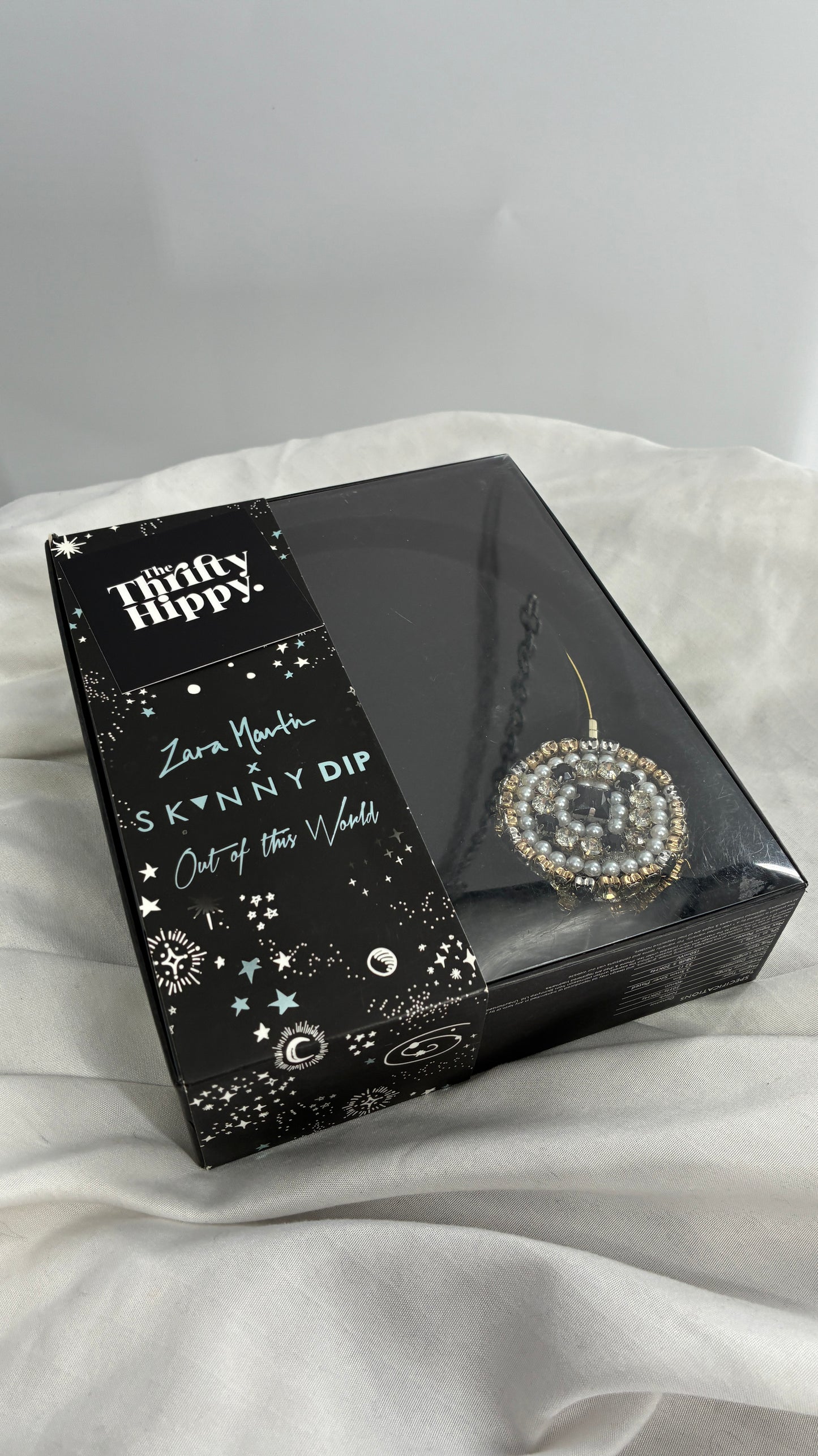 Free People Embellished Rhinestone Headphones