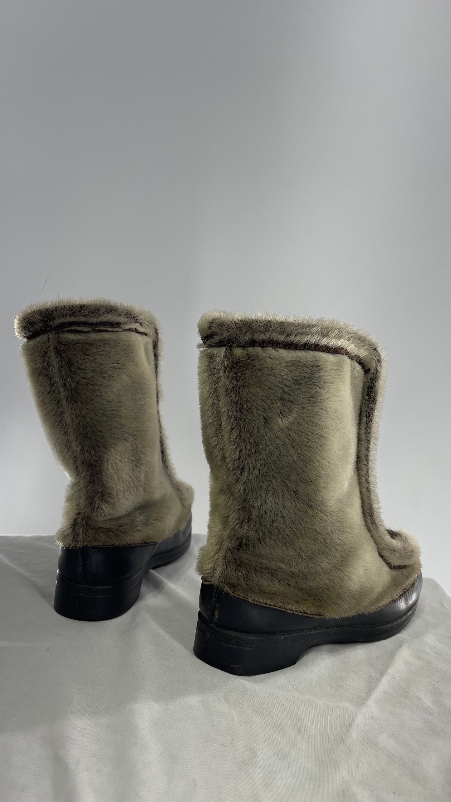 Vintage 1970s YODELERS Fur Boots (7)