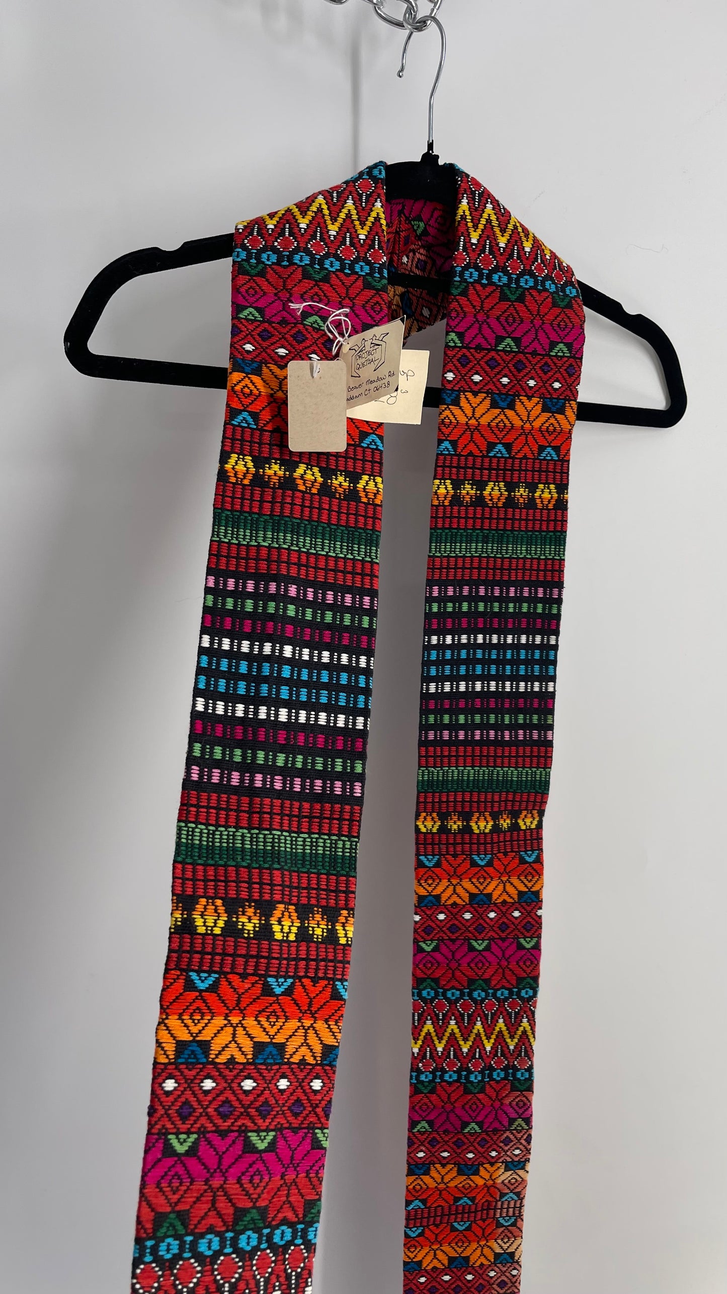 Vintage Multicolored Project Quetzal Knit Woven Priest Stoll