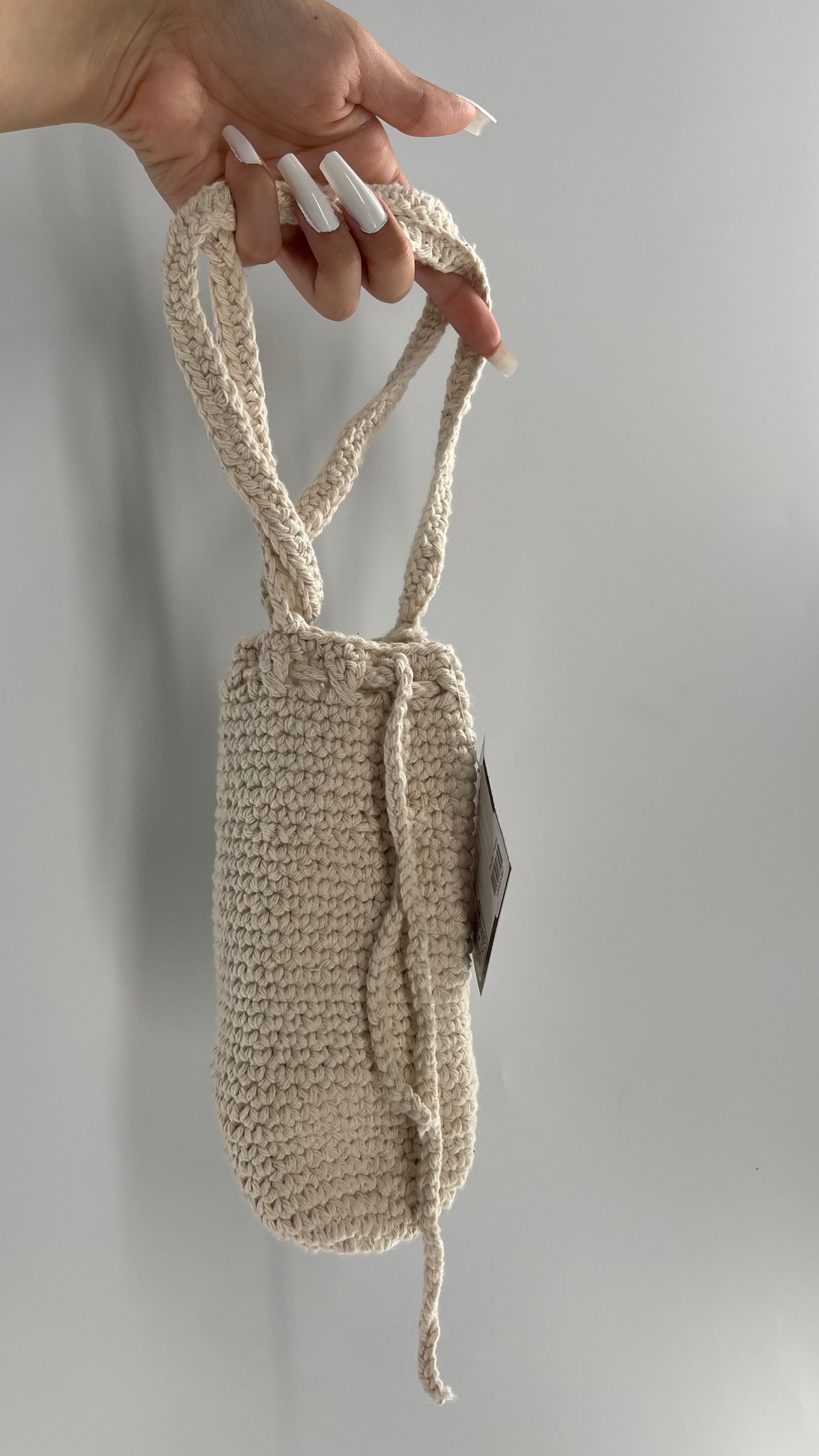 Imported Handmade Crochet Water Bottle Bag with Body/Shoulder Strap
