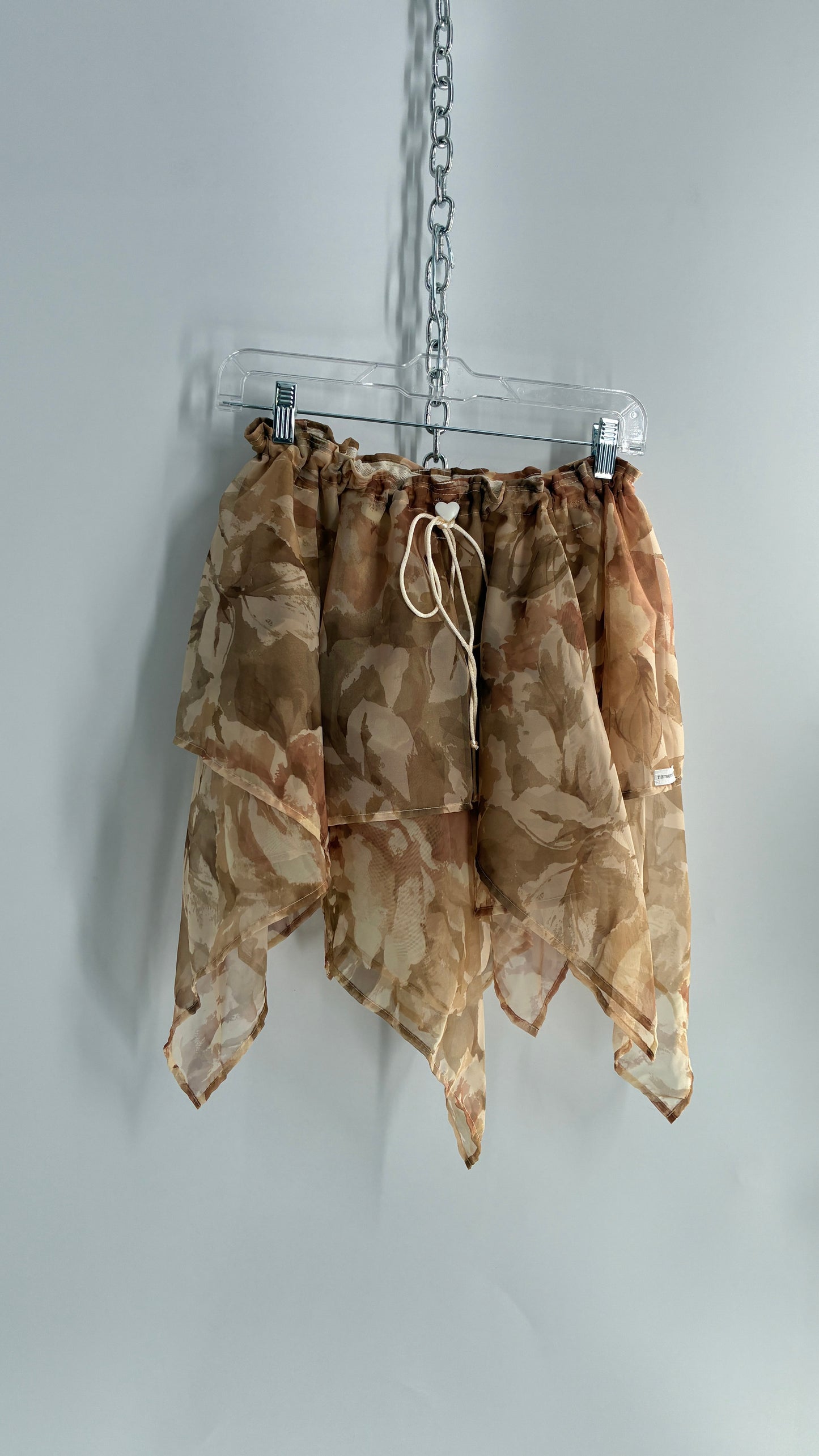 Handmade Handkerchief Hem Mini Skirt