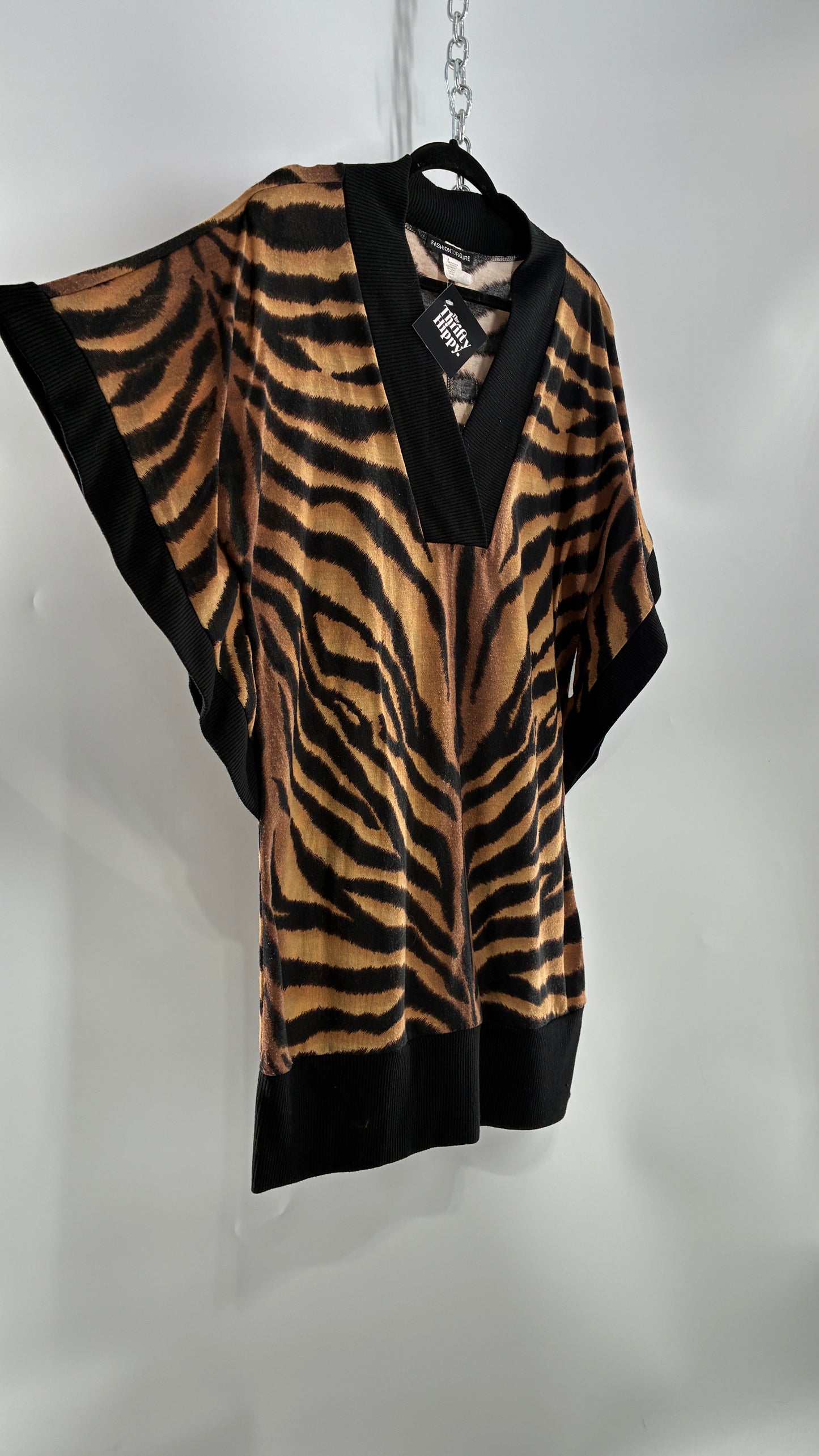 Vintage FASHION TO FIGURE Slouchy Sweater/Micro Mini Dress (XXXL)