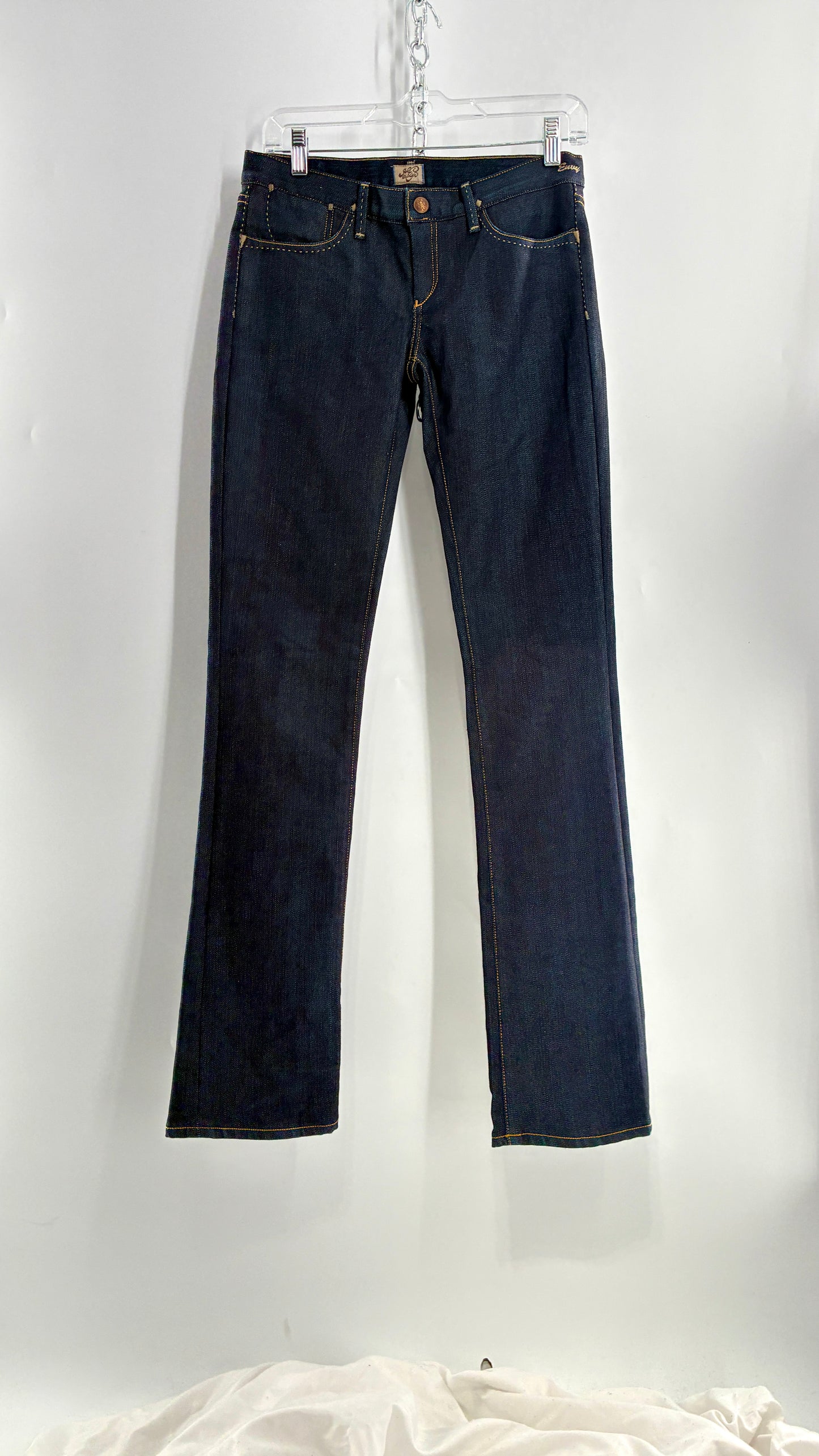 Vintage GOLD SIGN Dark Wash Low Rise Jeans (26)