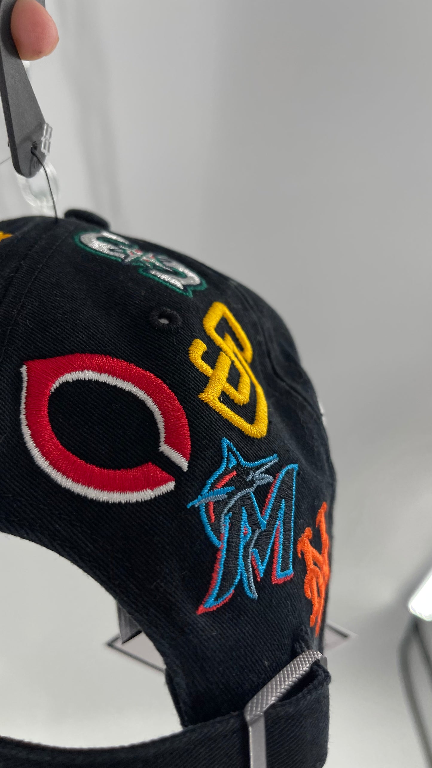 MLB Black Logo Baseball Hat