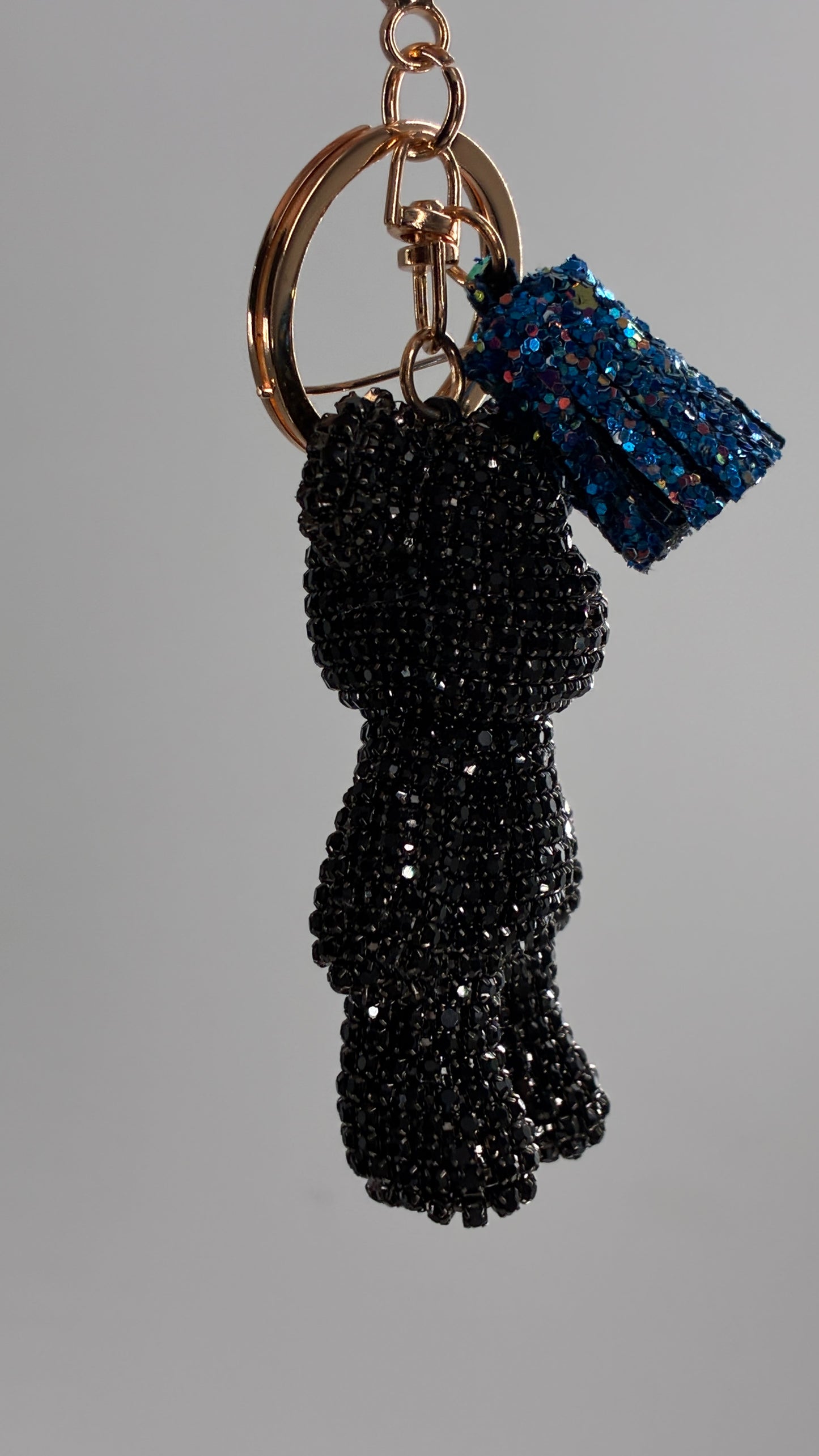 Bedazzled Bear Keychain