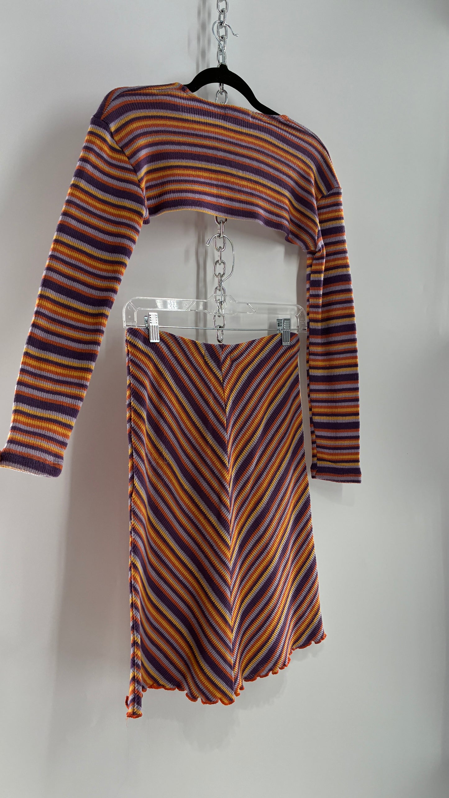 Vintage By-Ven Knit Skirt and Shrug Set (Small)